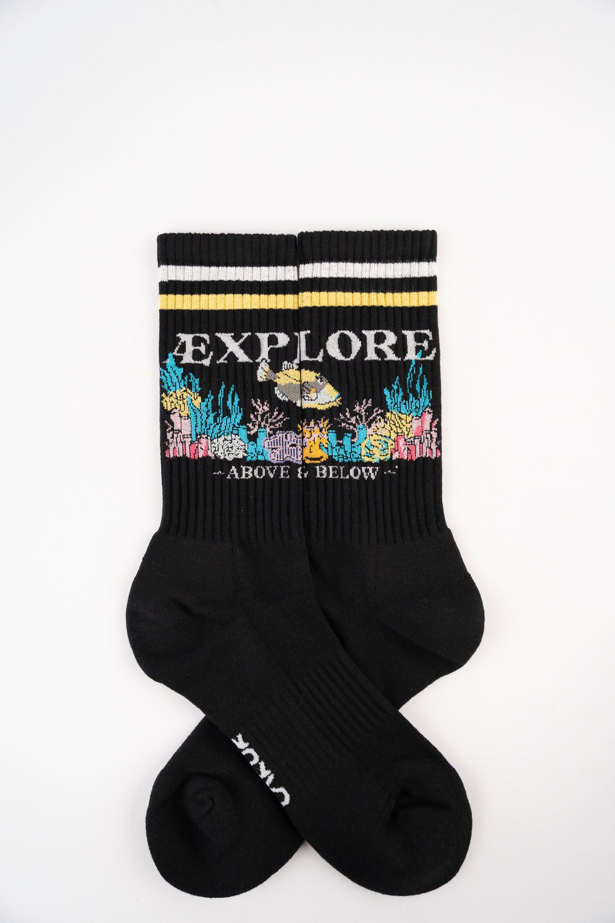 LAKOR Above and Below Tennis Socks Tennis Socks Black