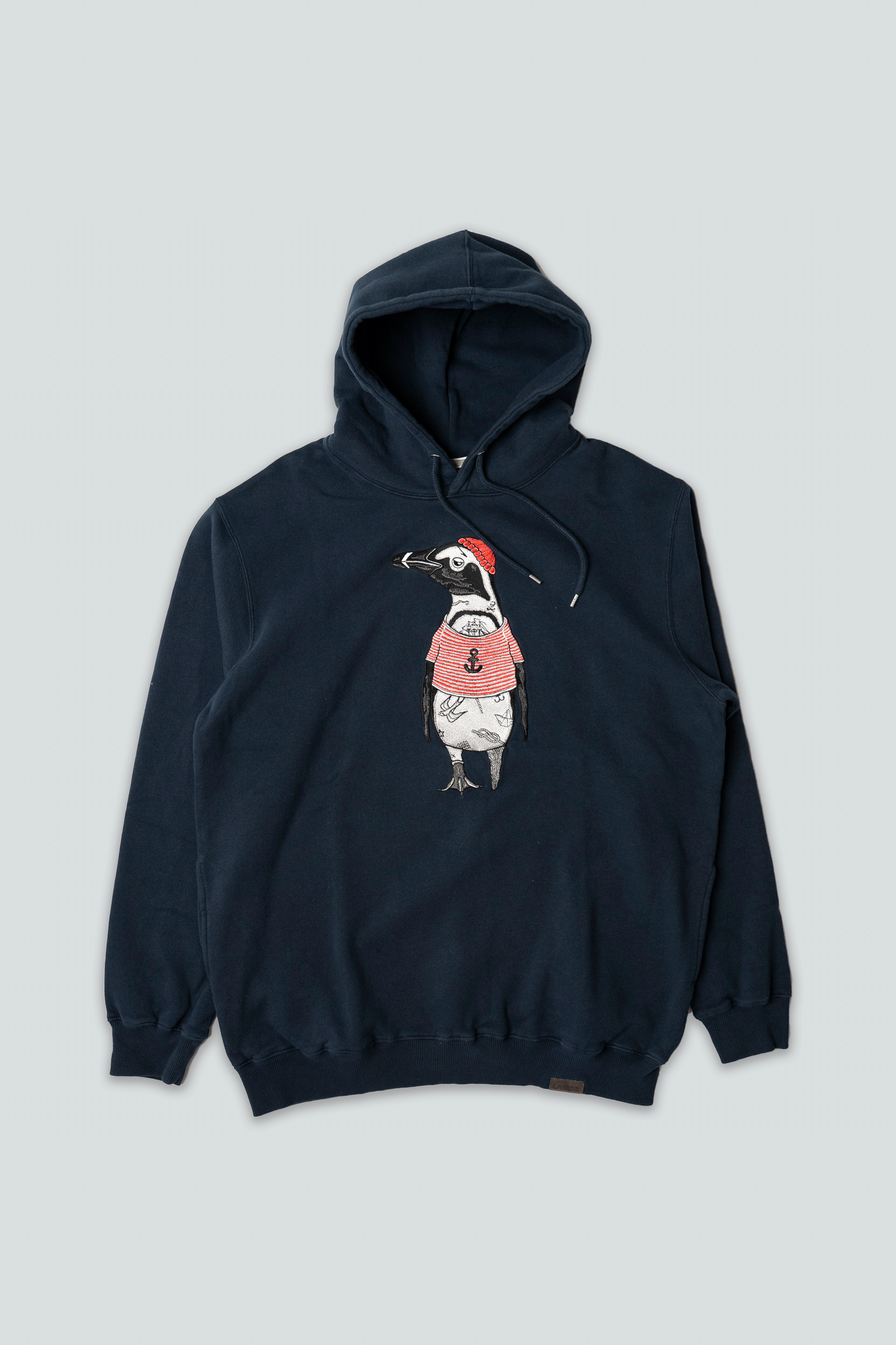 LAKOR African Penguin Hoodie Sweatshirt Blueberry