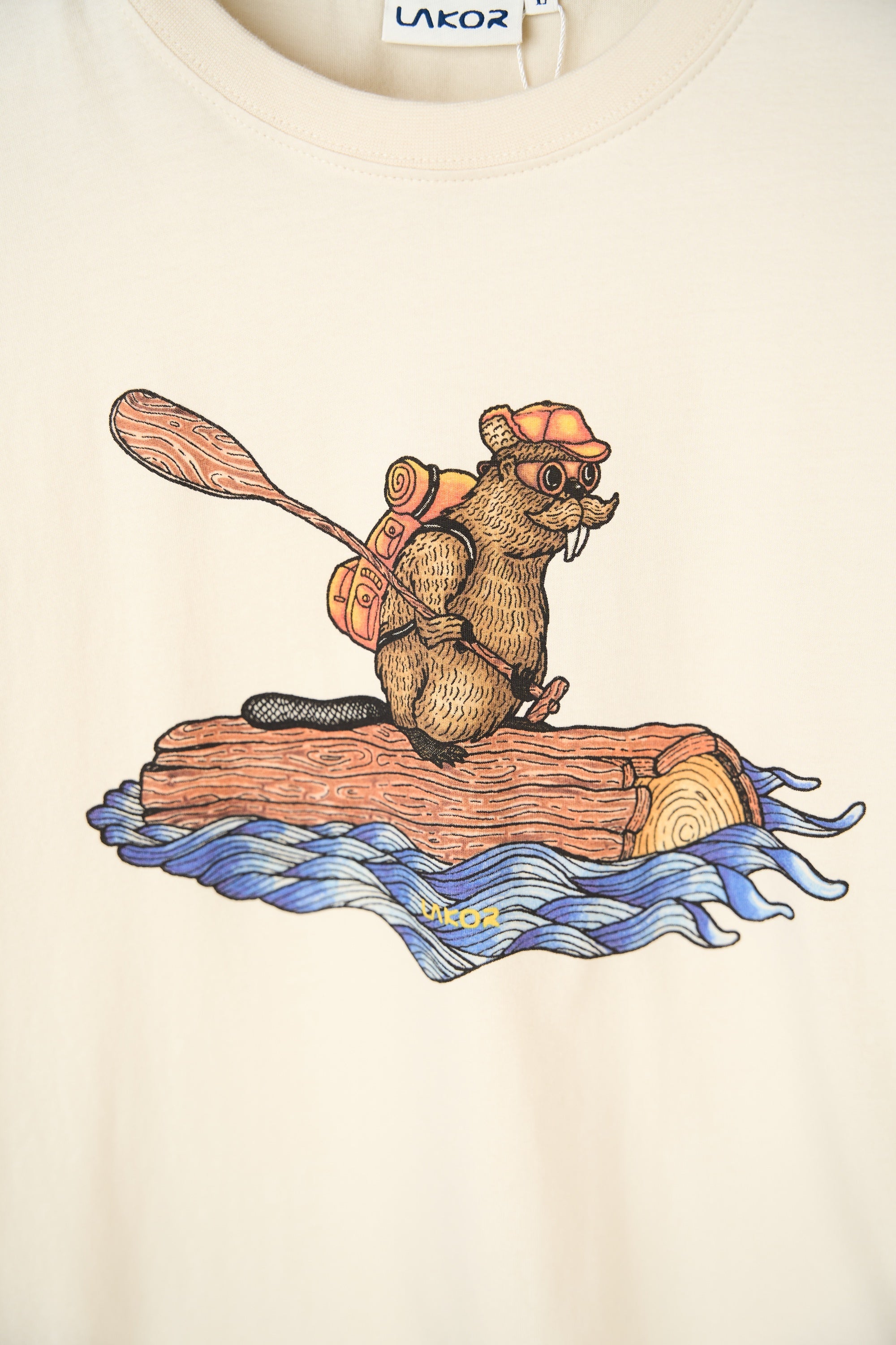 Beaver Rafting T-shirt - Rainy Day