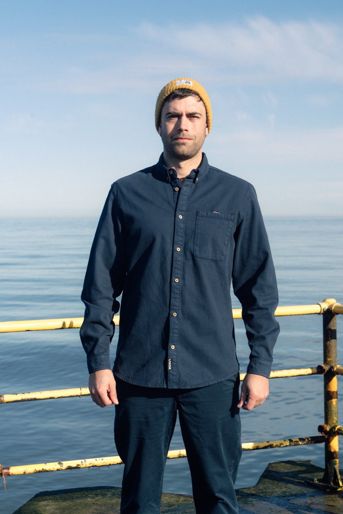 LAKOR Bedford Courd Shirt Shirt Blueberry