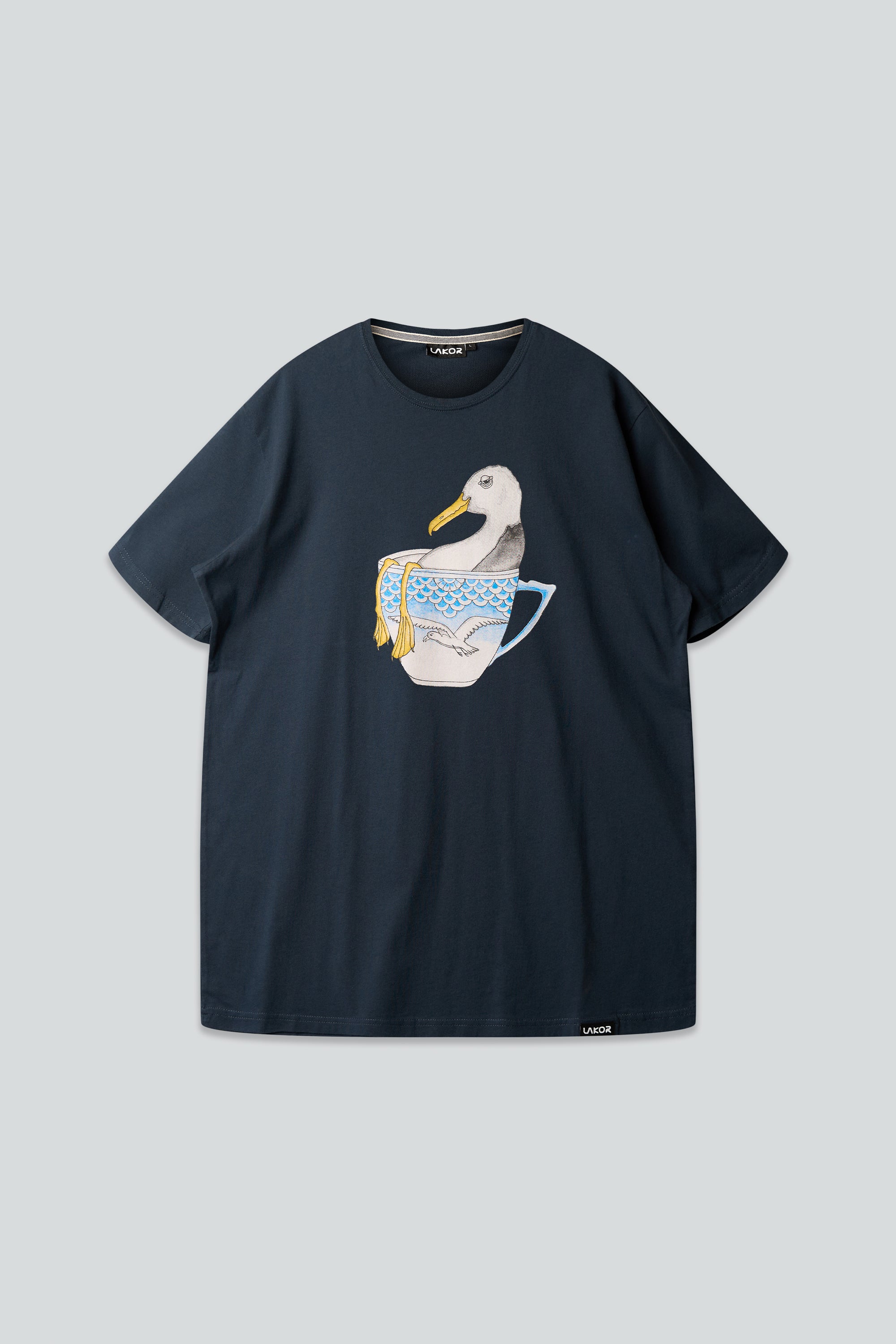 Seagull in a Cup T-shirt (Blueberry)