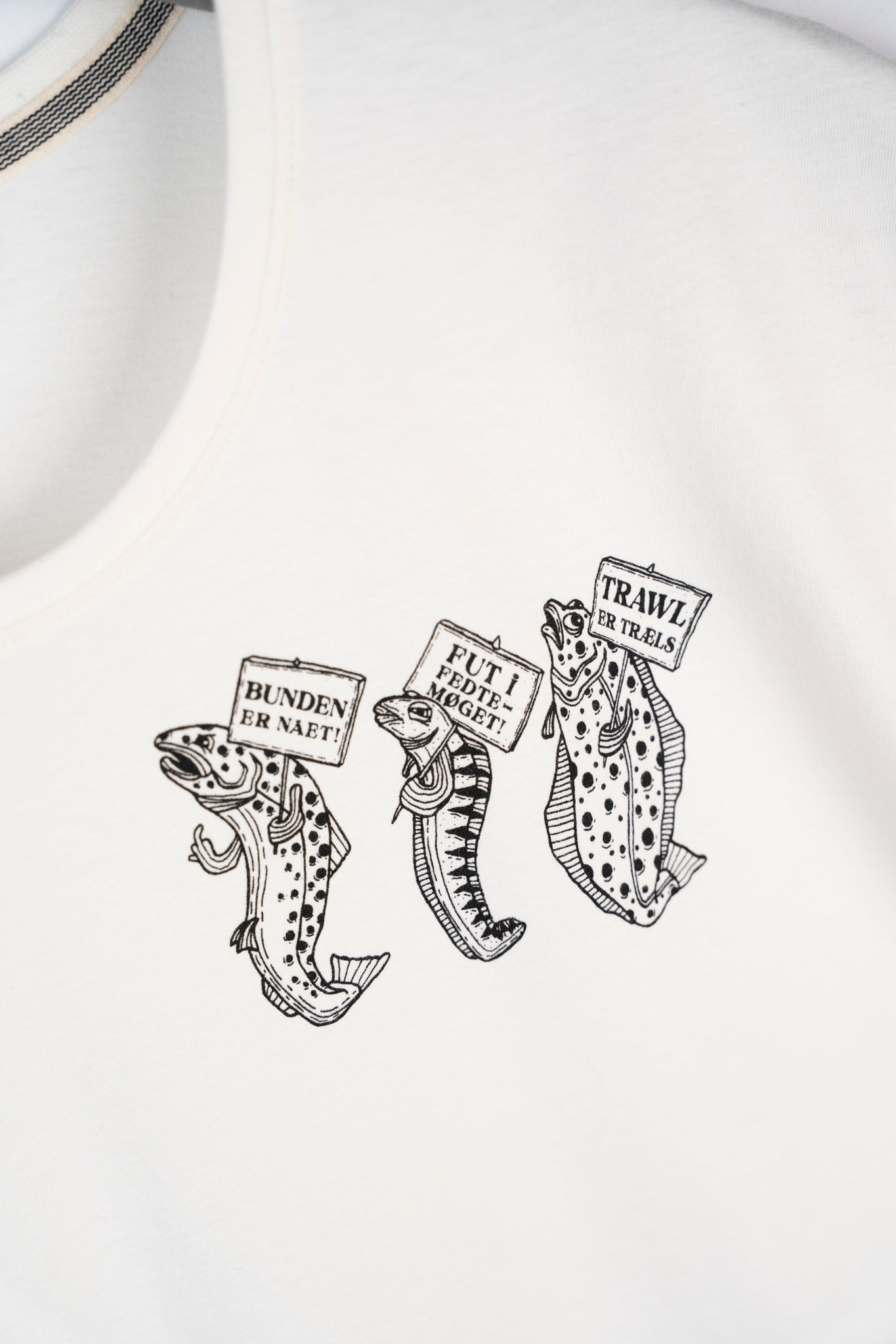 Fischdemo T-Shirt (Star White)