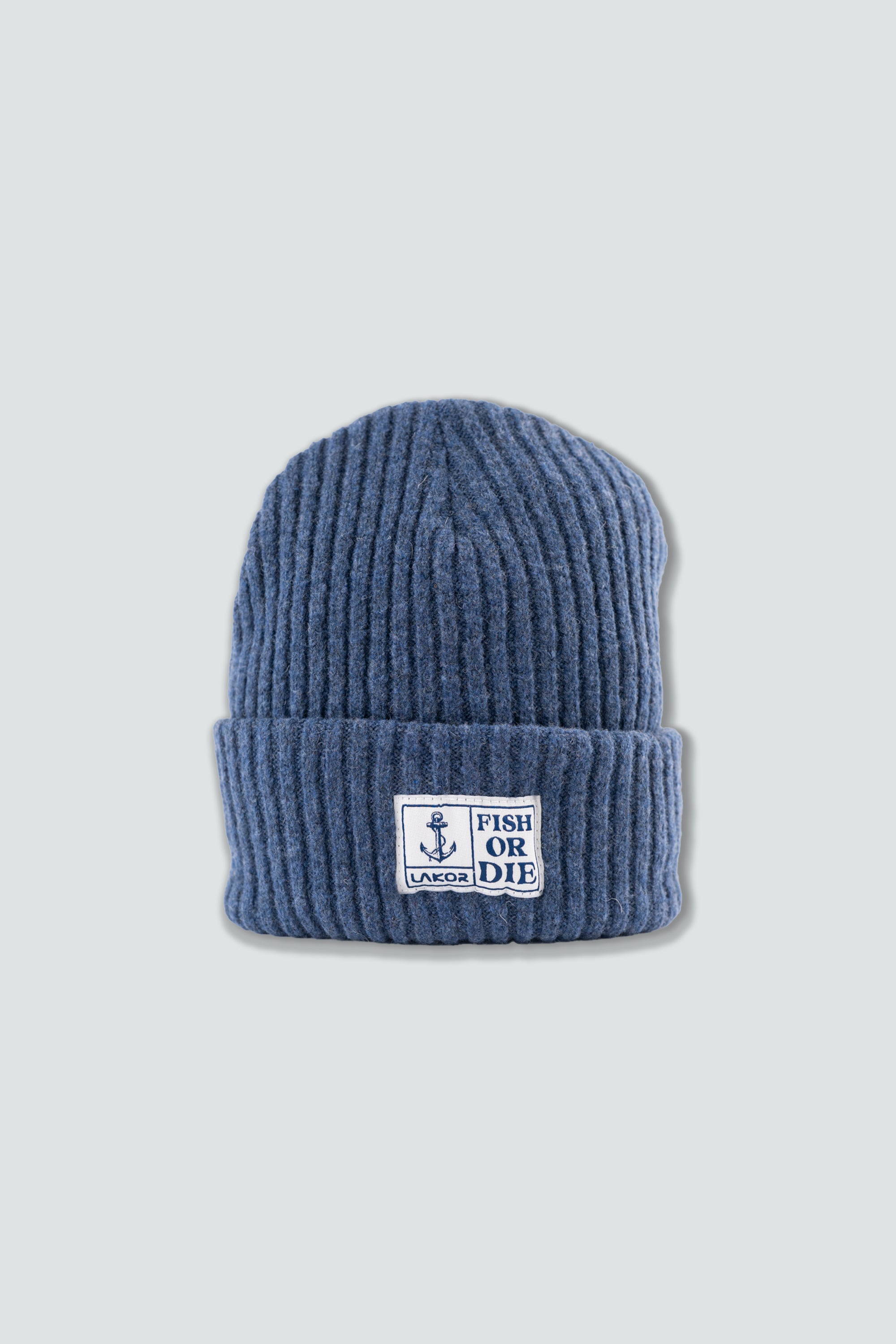 LAKOR Fish or Die Beanie Headwear Navy