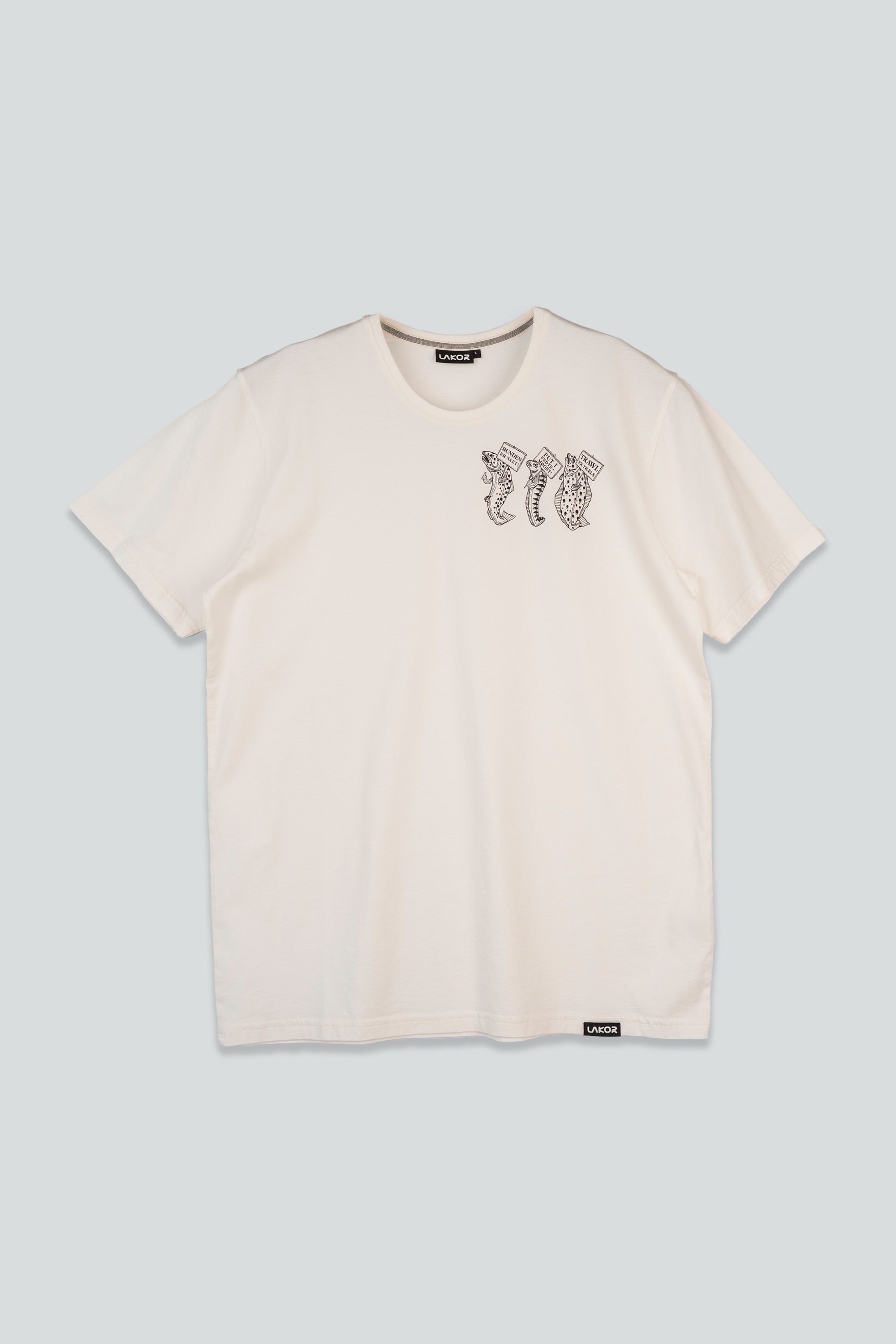 Fischdemo T-Shirt (Star White)