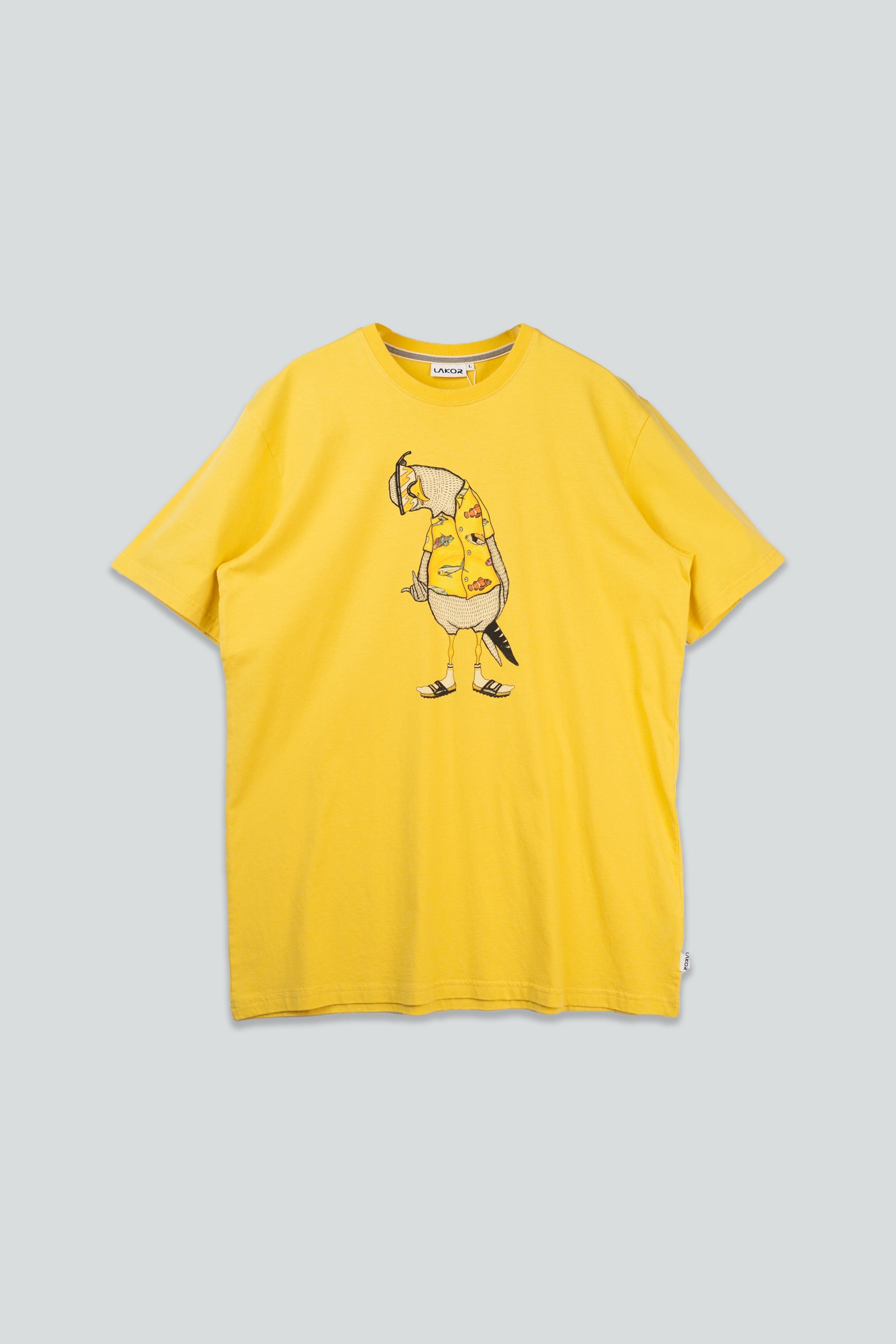 LAKOR Flipping The Bird T-shirt T-Shirt Cream Gold