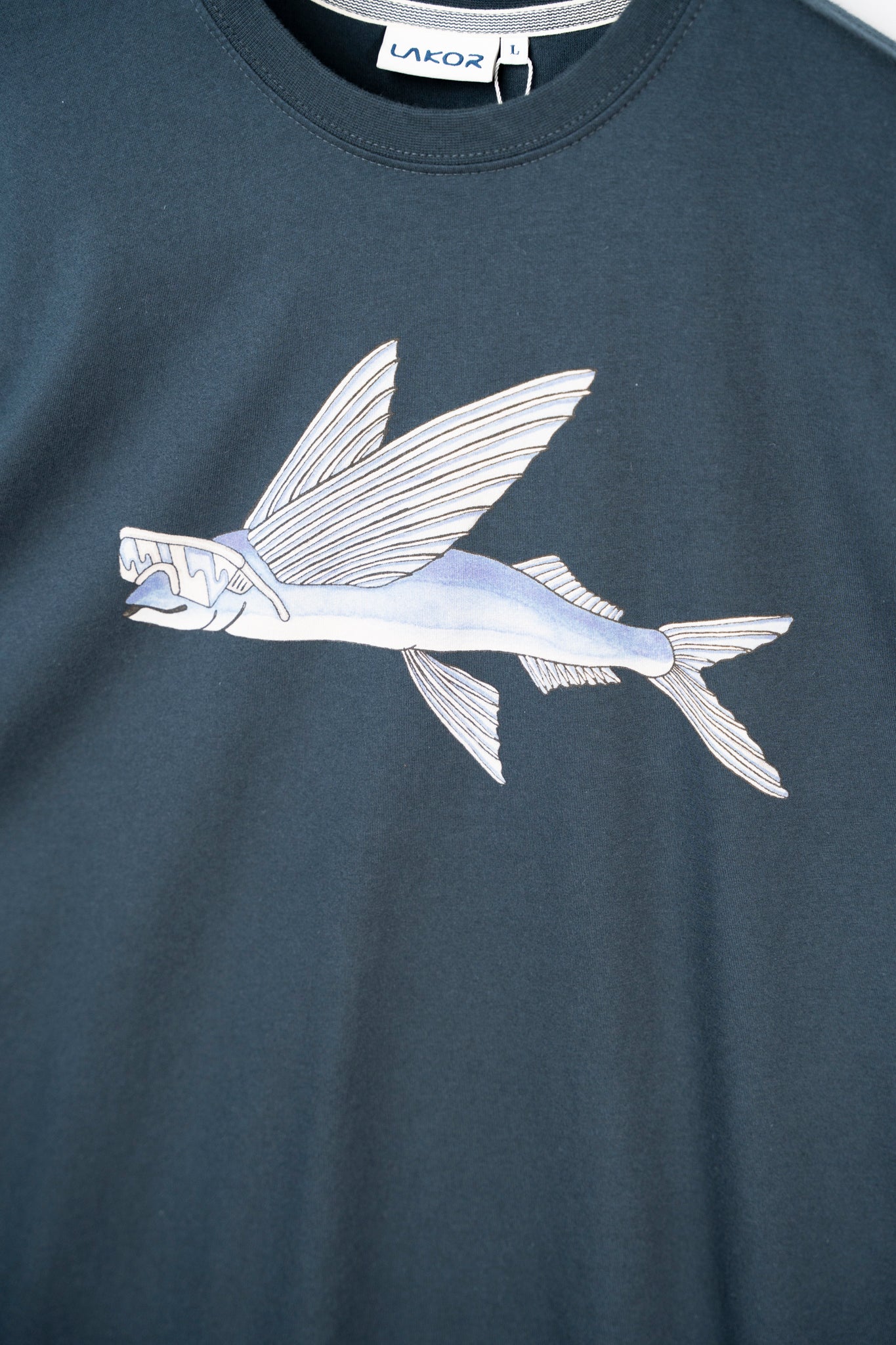 Fly Fish T-shirt - Blueberry