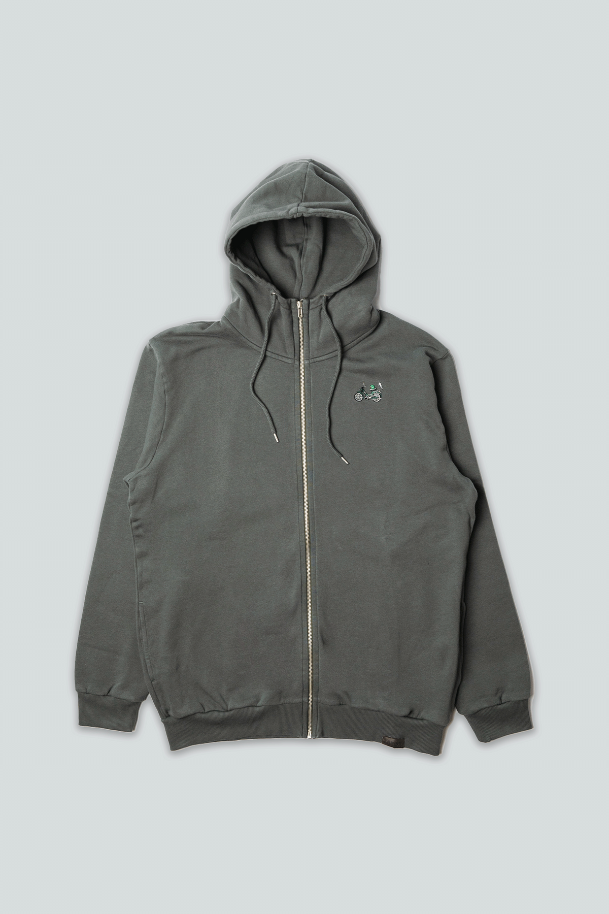 LAKOR Forest Maxi Zip Hoodie Sweatshirt Urban Chic