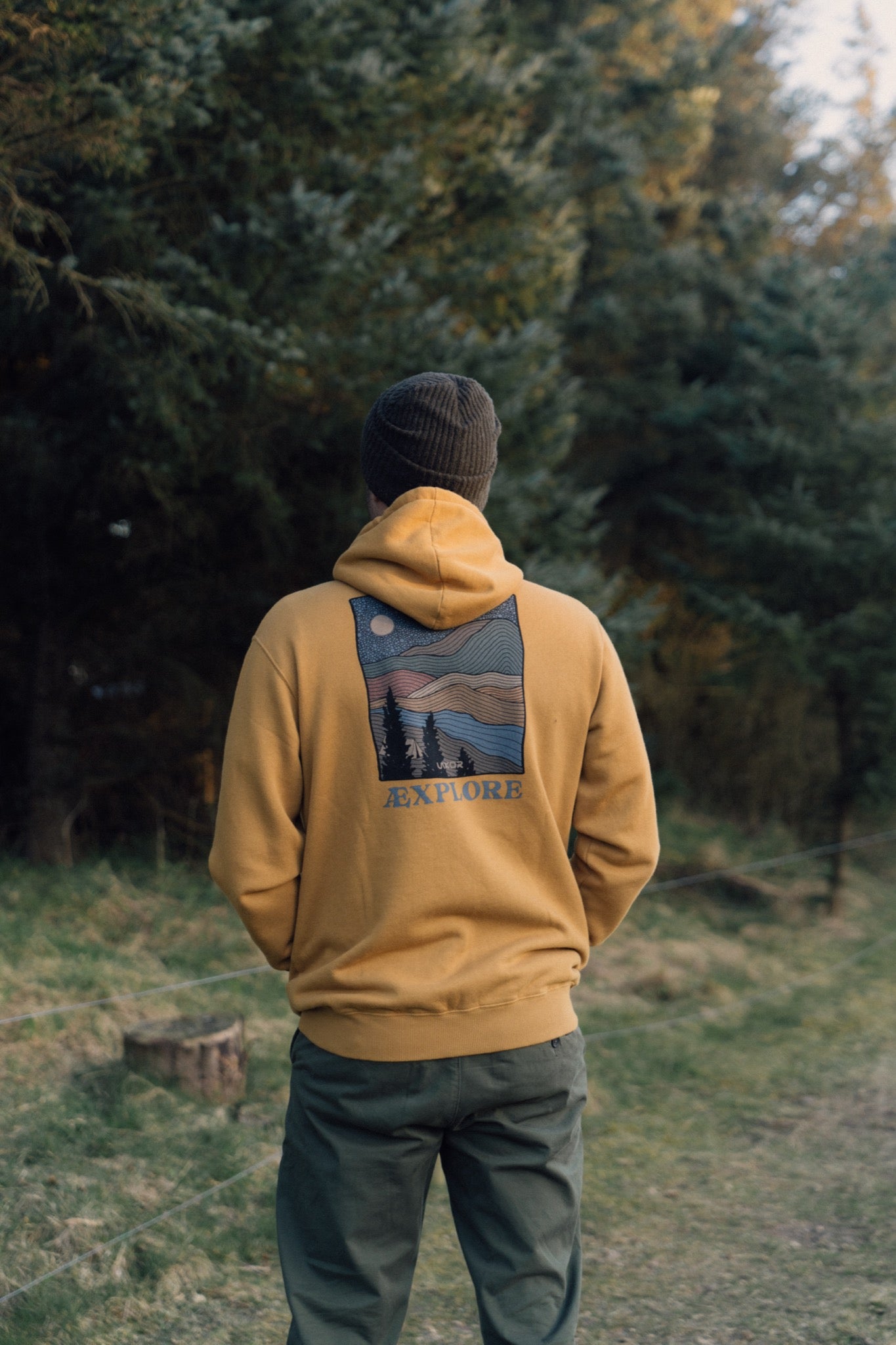 Out There Zip Hoodie (Wood Thrush)