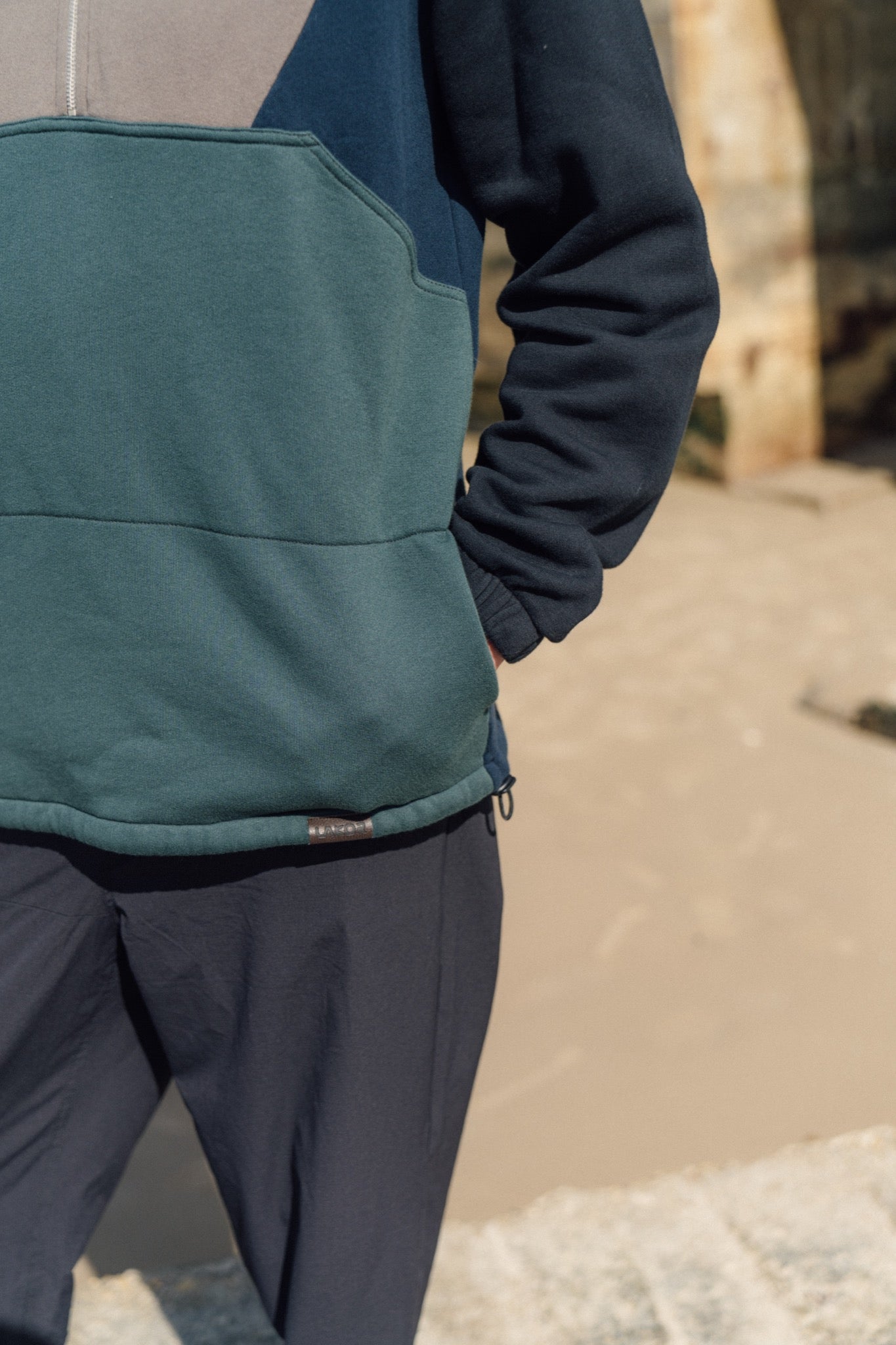 Colorblock Half Zip