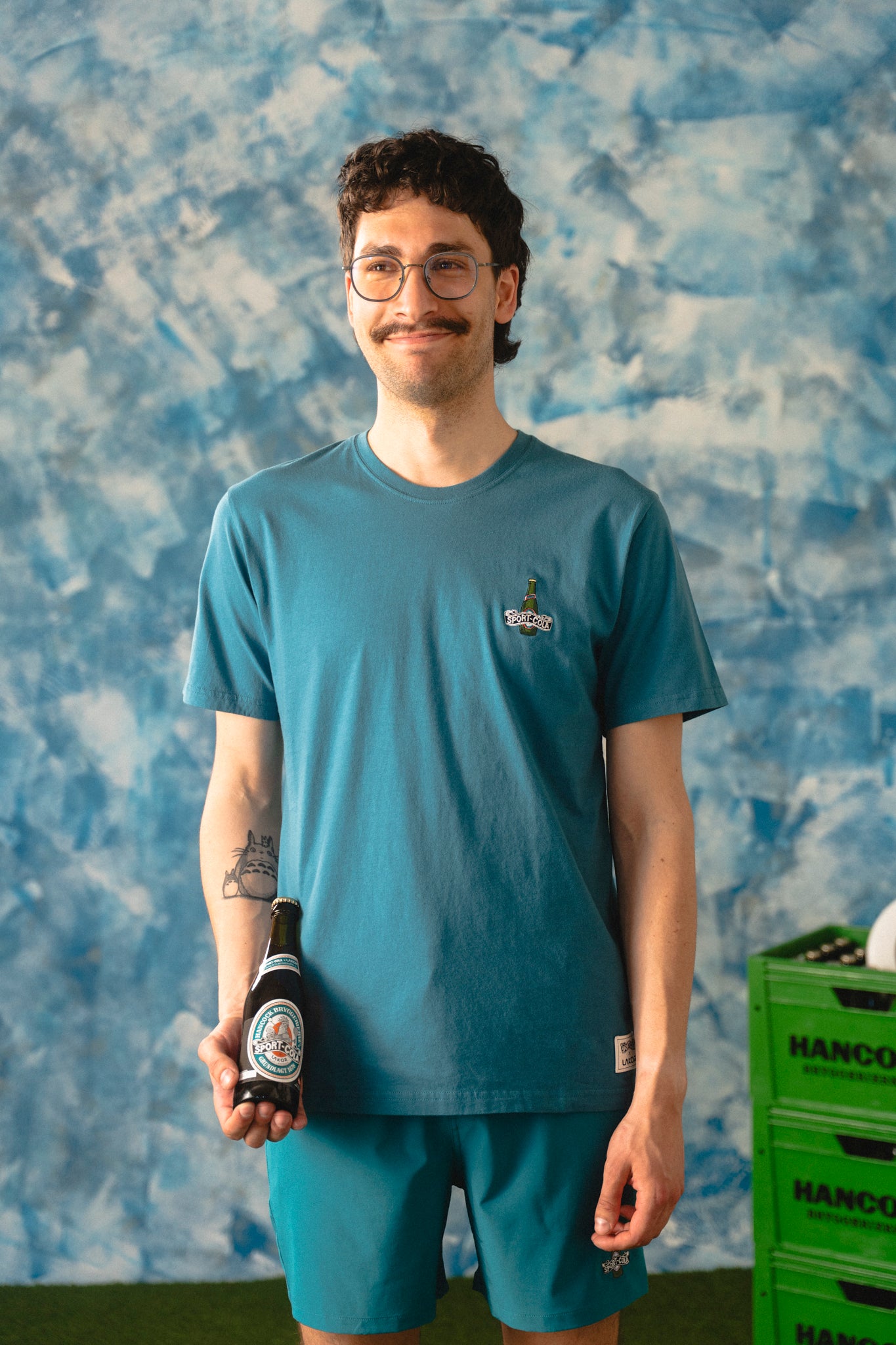 Mini Bottle T-shirt - Harbor Blue