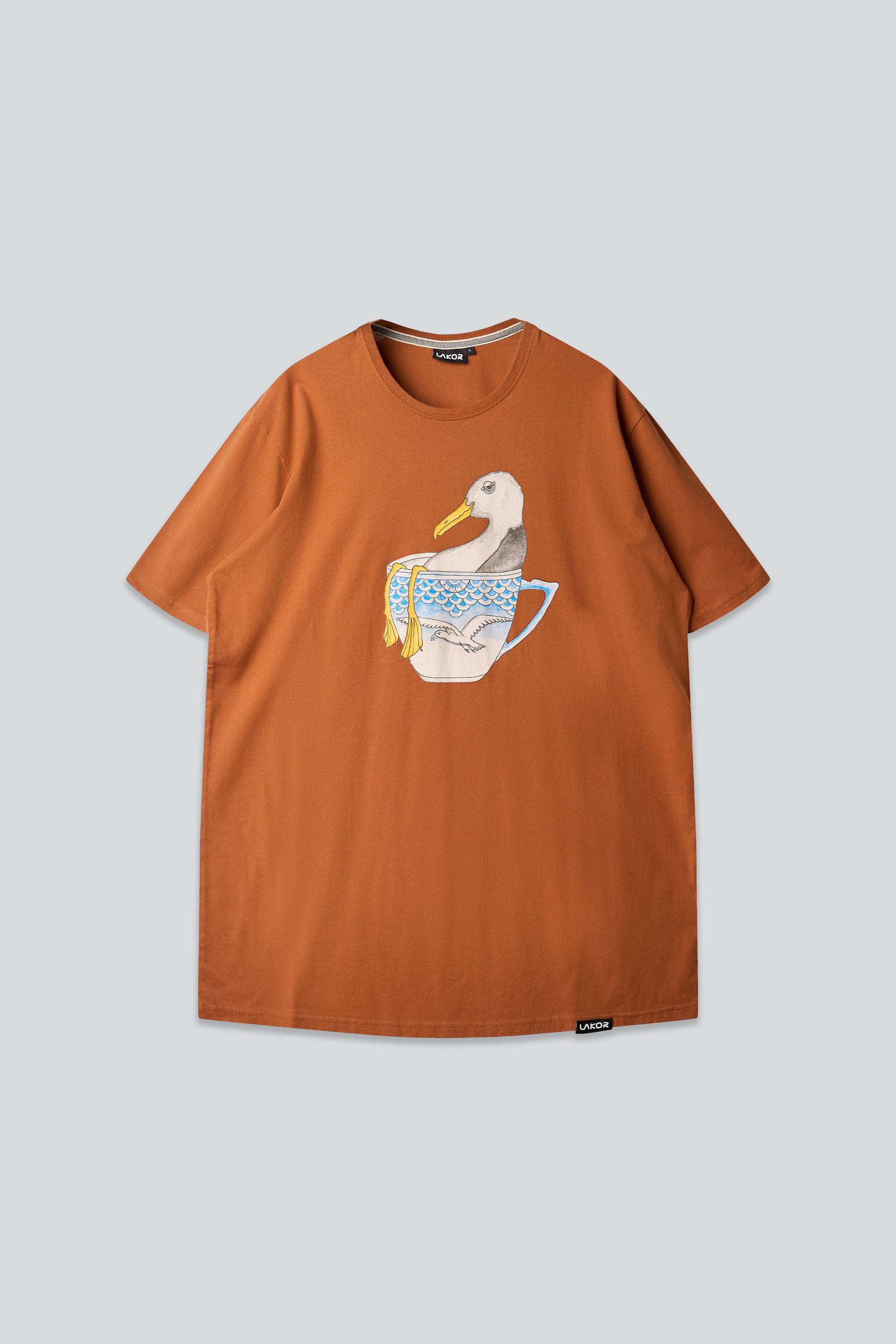 Seagull in a Cup T-shirt (Mocha Bisque)