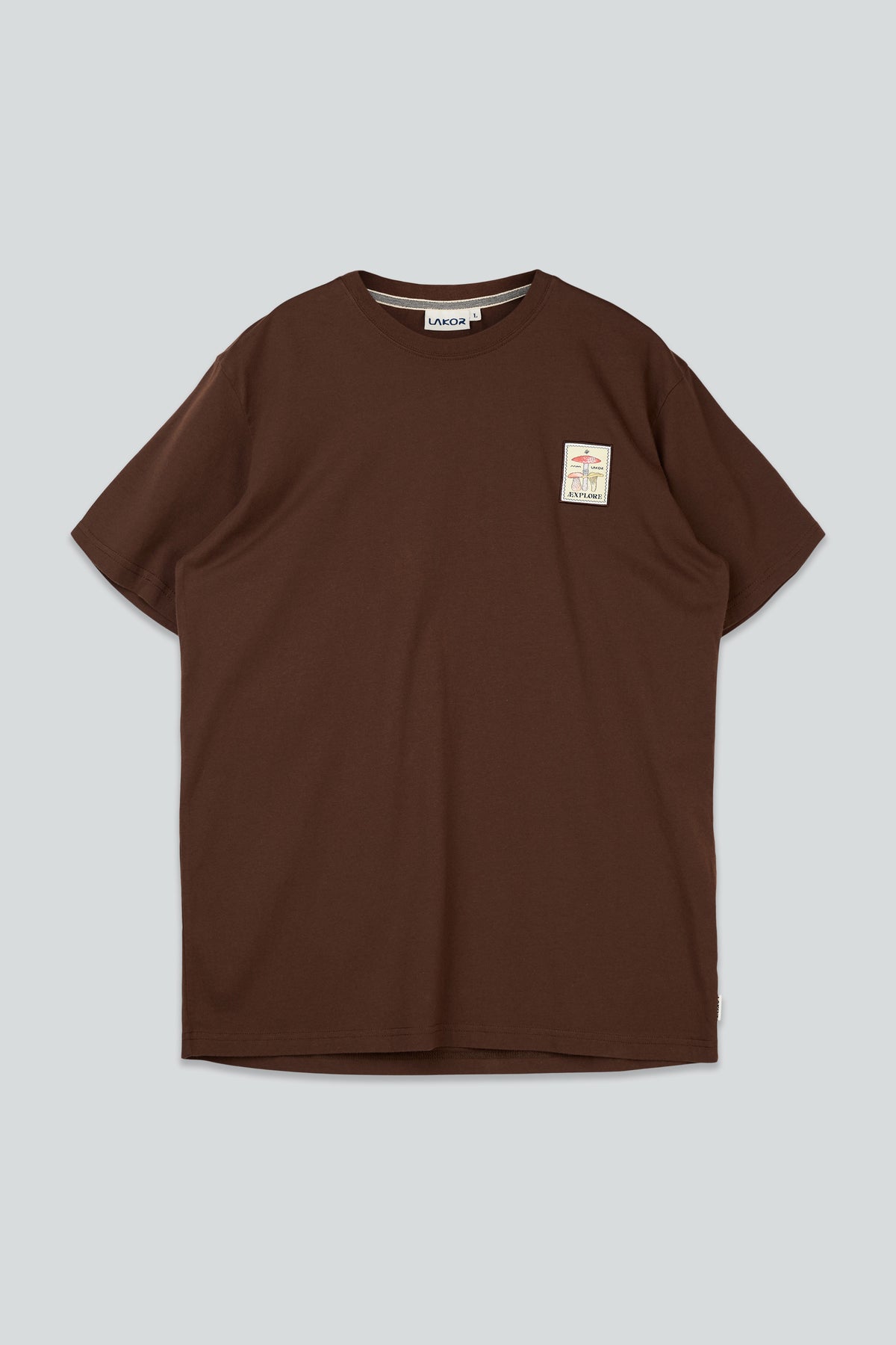 Mushroom Forest T-shirt - Chicory Coffee