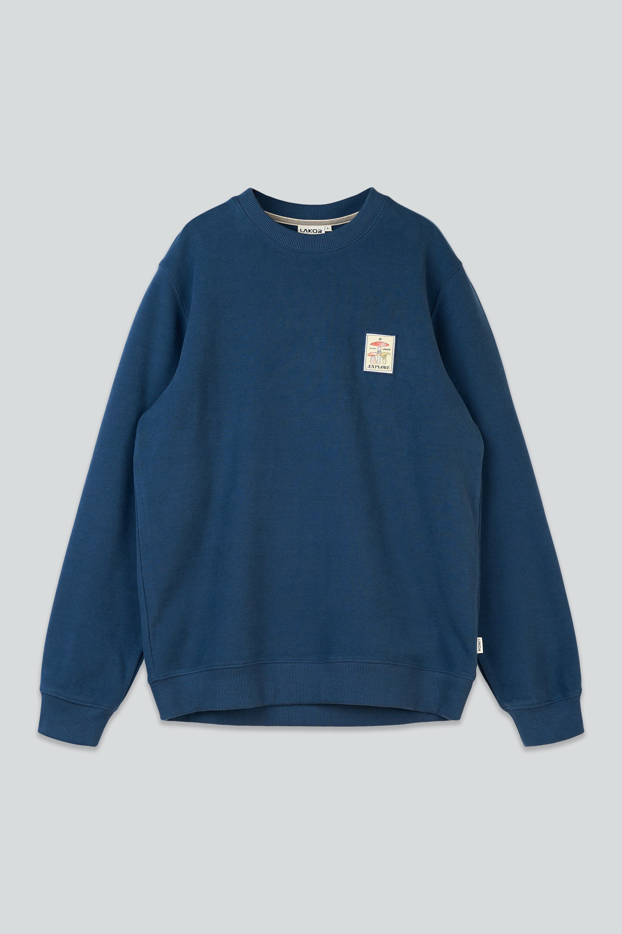 LAKOR Mushroom Trio Crewneck Sweatshirt Insignia Blue