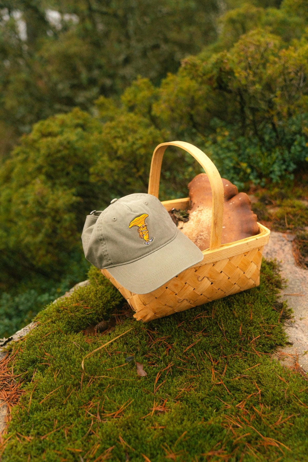 Mushroom Trip Baseball Cap - Army