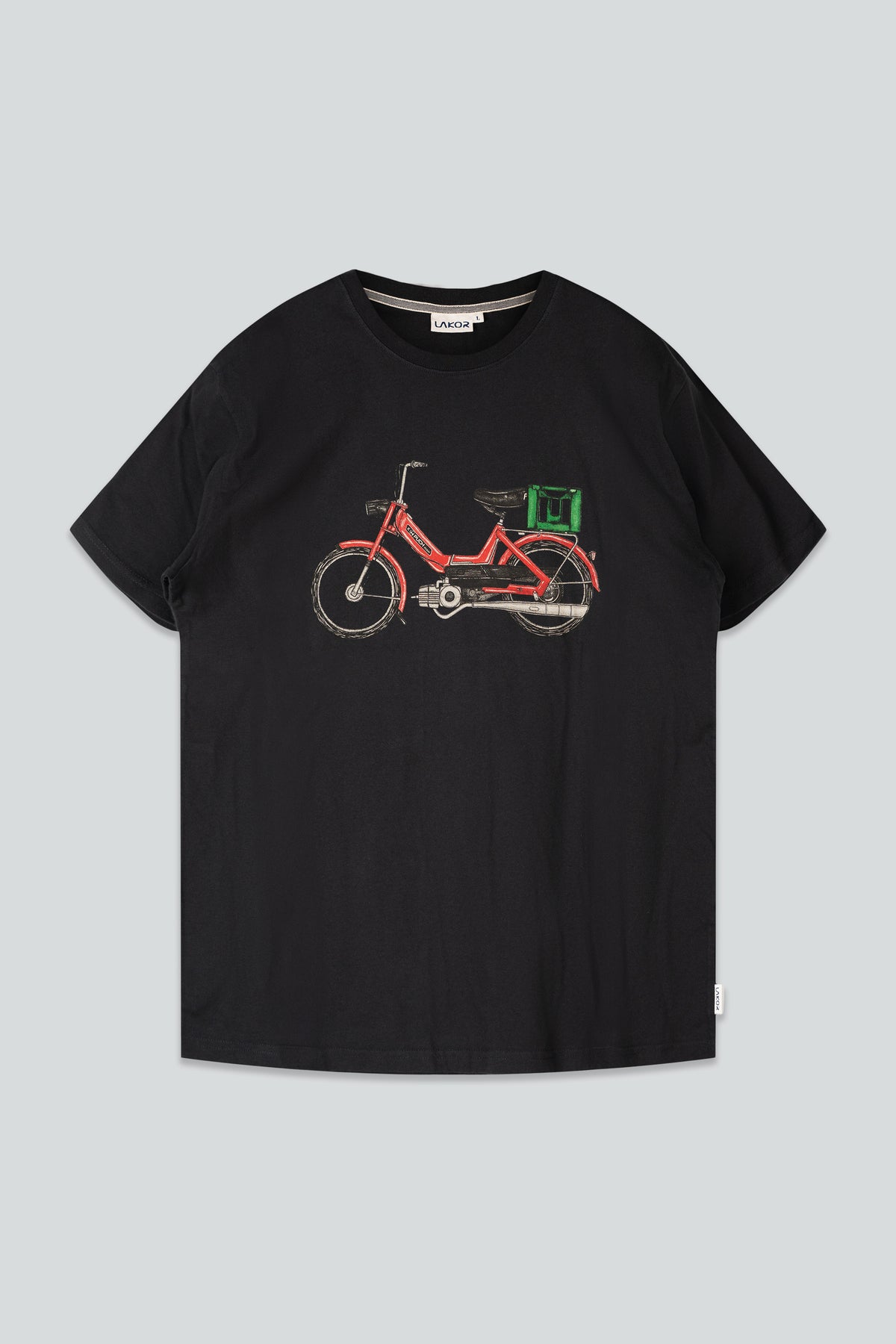 LAKOR Red Maxi T-shirt T-Shirt Moonless Night