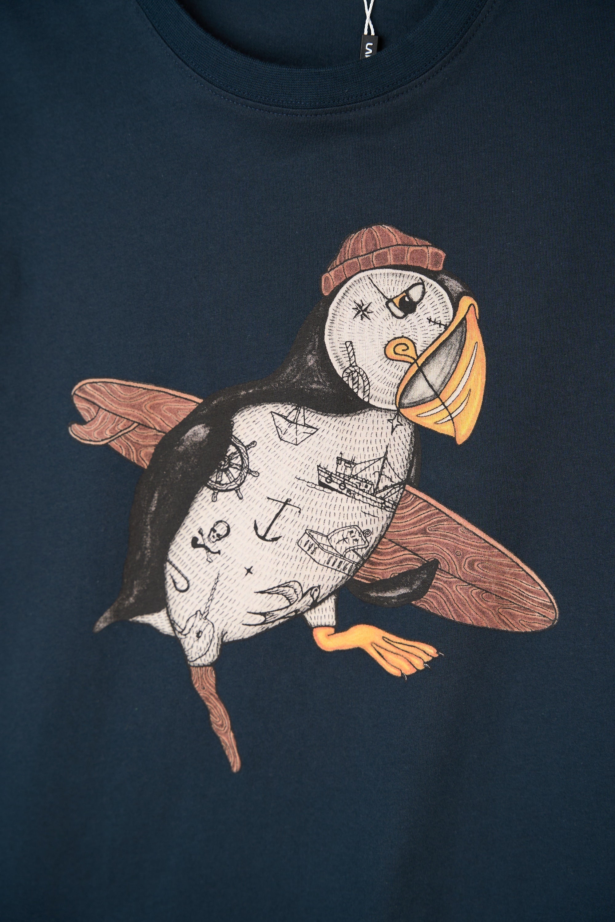 Sea Parrot Surf T-shirt - Blueberry