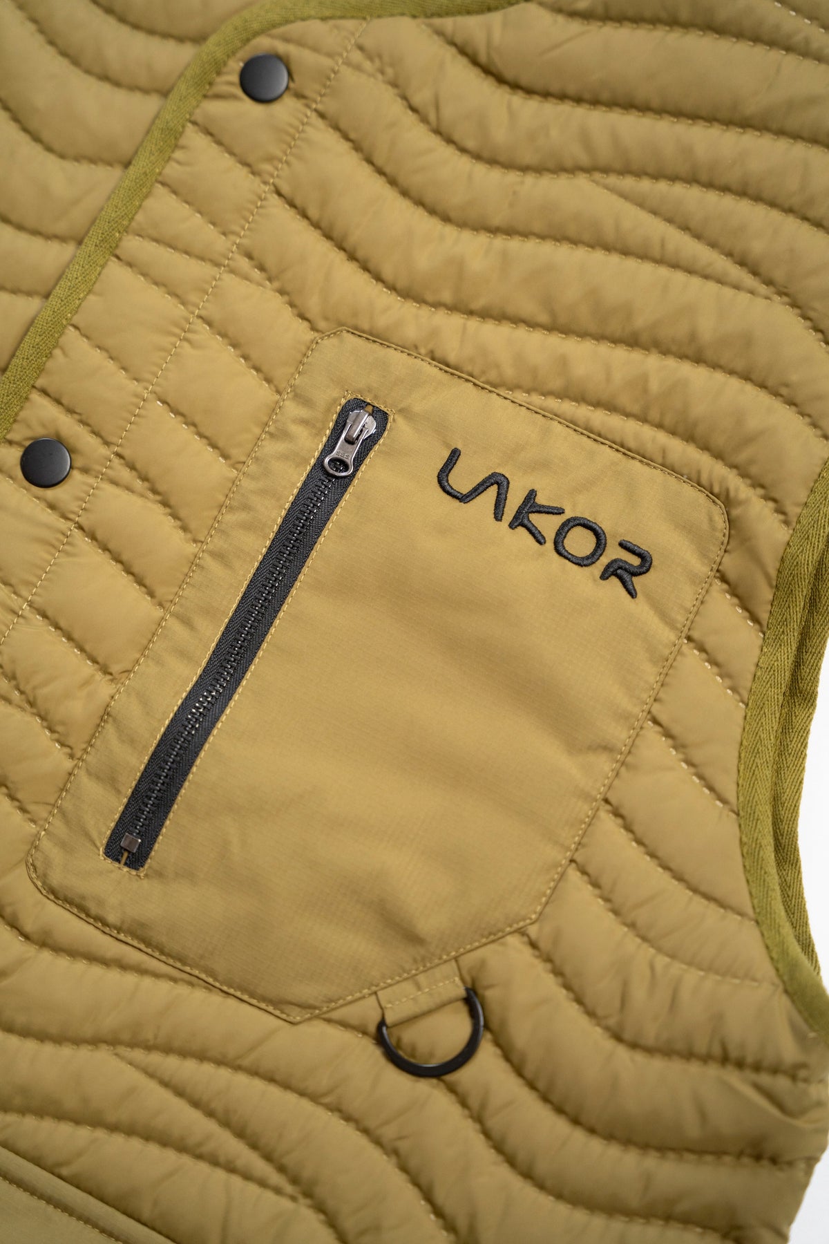 LAKOR Seaway Quilted Vest Jacket Fir Green
