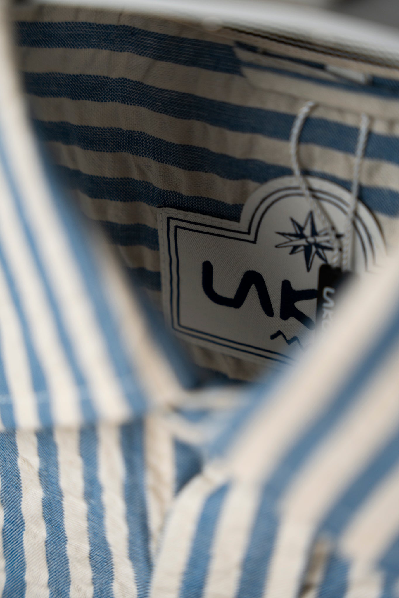 Seer Sucker Short Sleeve Shirt - Bering Sea