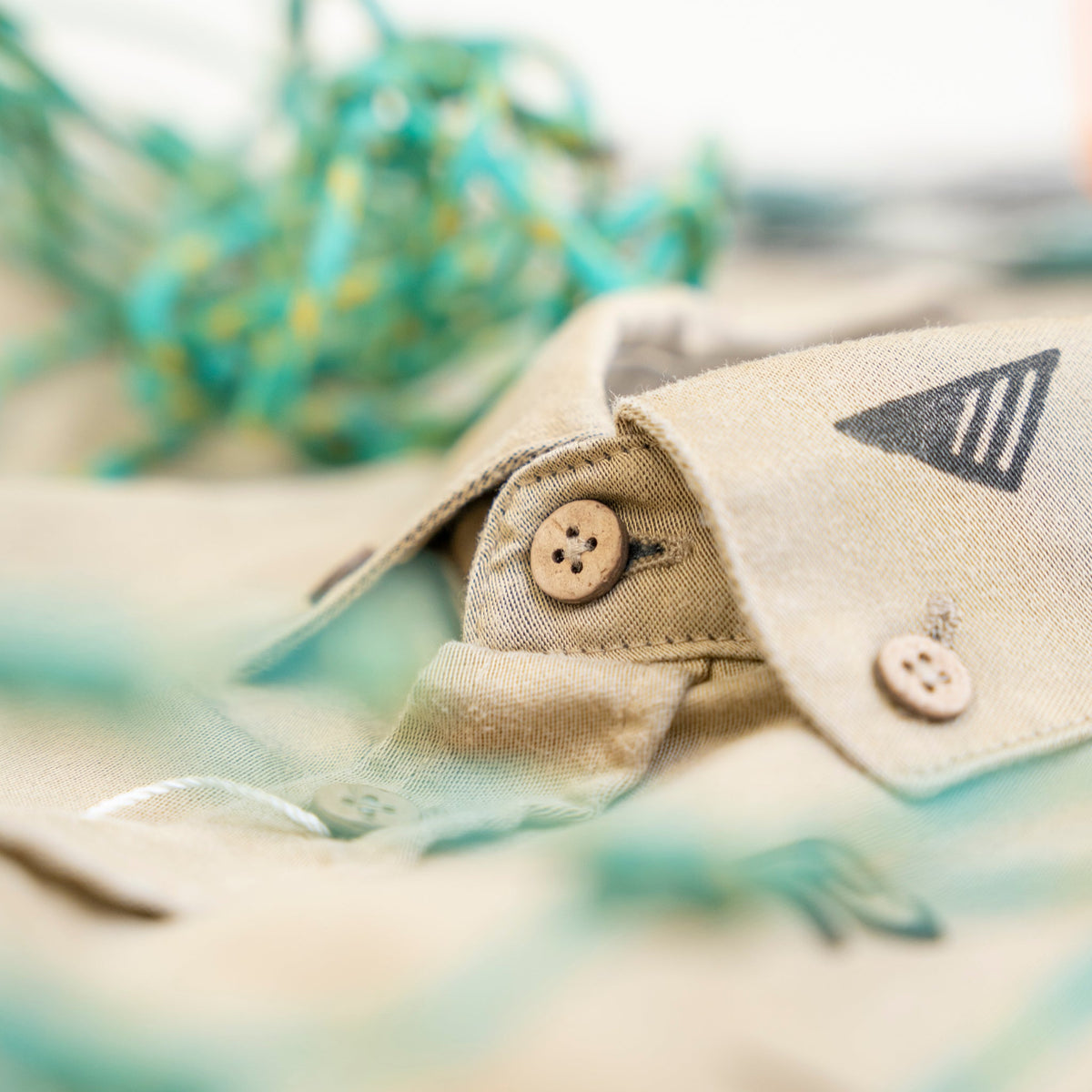 LAKOR Theis Shirt Short Sleeve Shirt Khaki