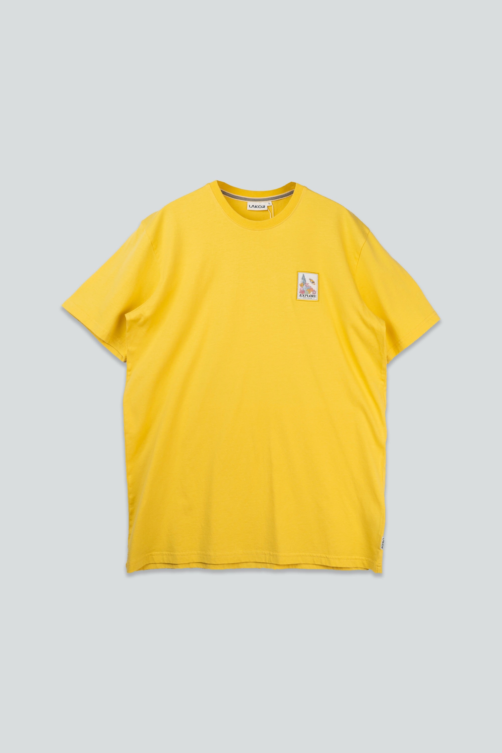 Wall of Wonder Back T-shirt - Cream Gold