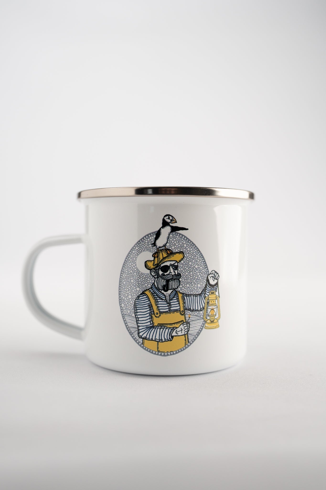 Light The Way Emaille Tasse
