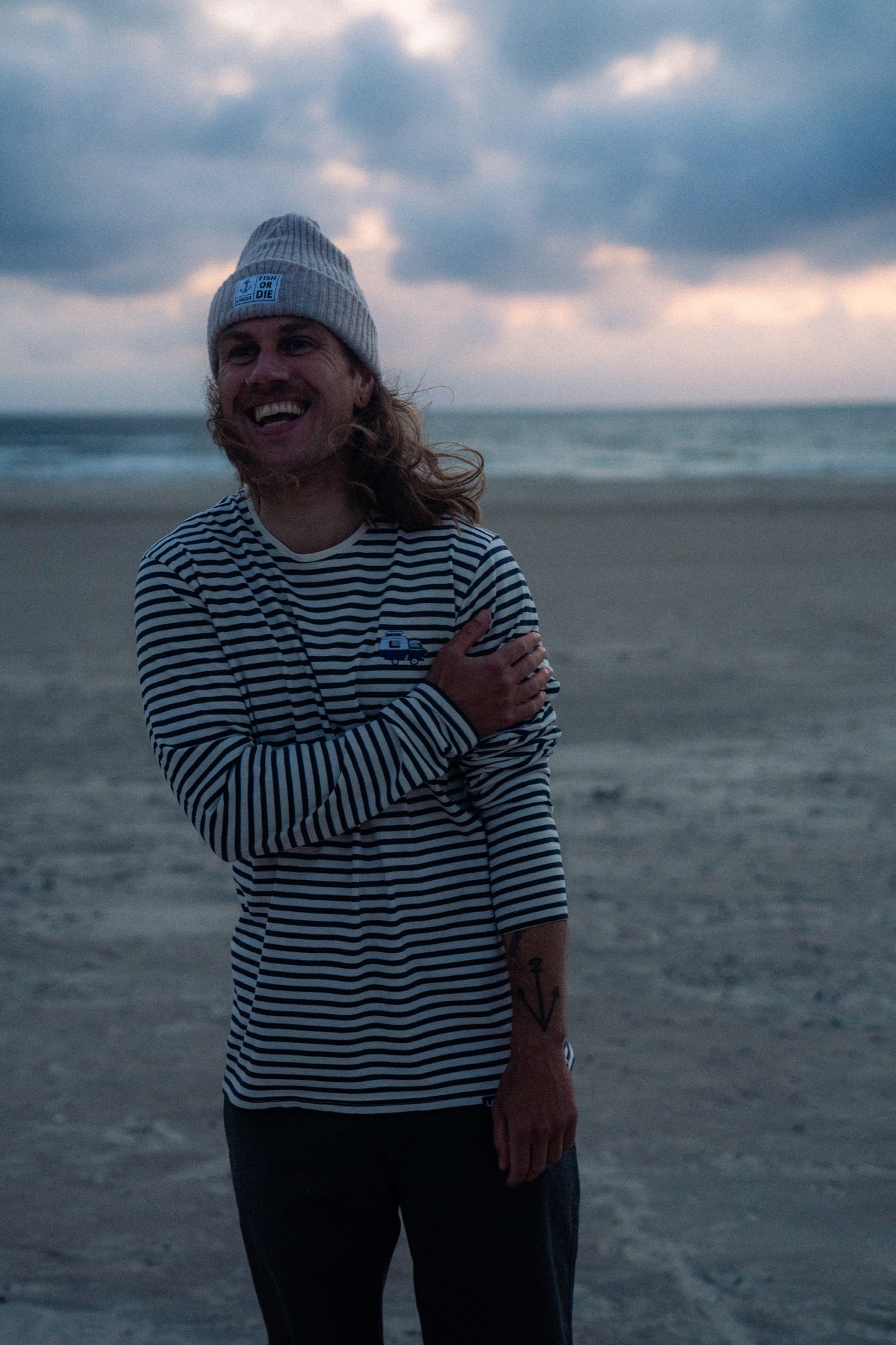 Ahoy! Mini Ocean Camper T-shirt - Blueberry