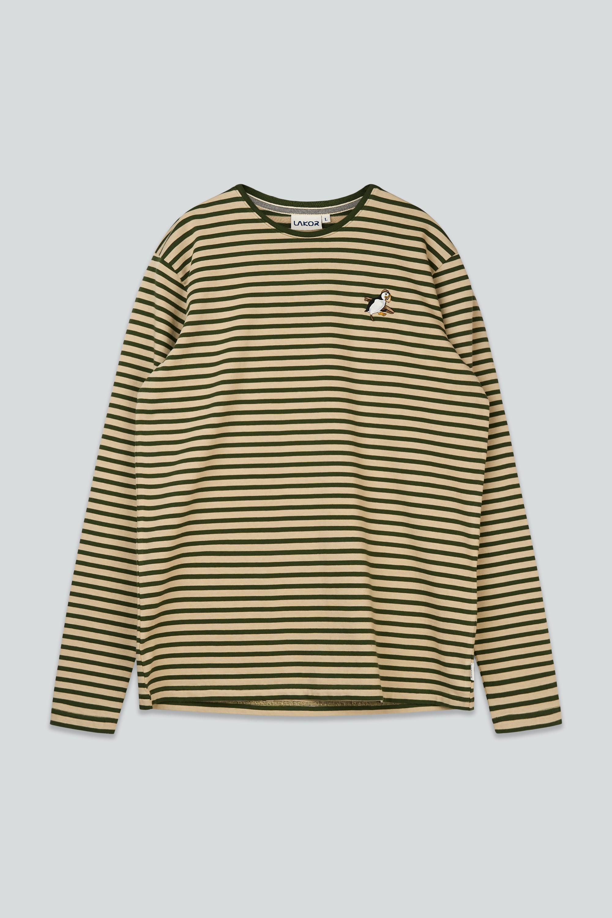 LAKOR Ahoy! Mini Sea Parrot Surf T-Shirt White Pepper/Riffle Green