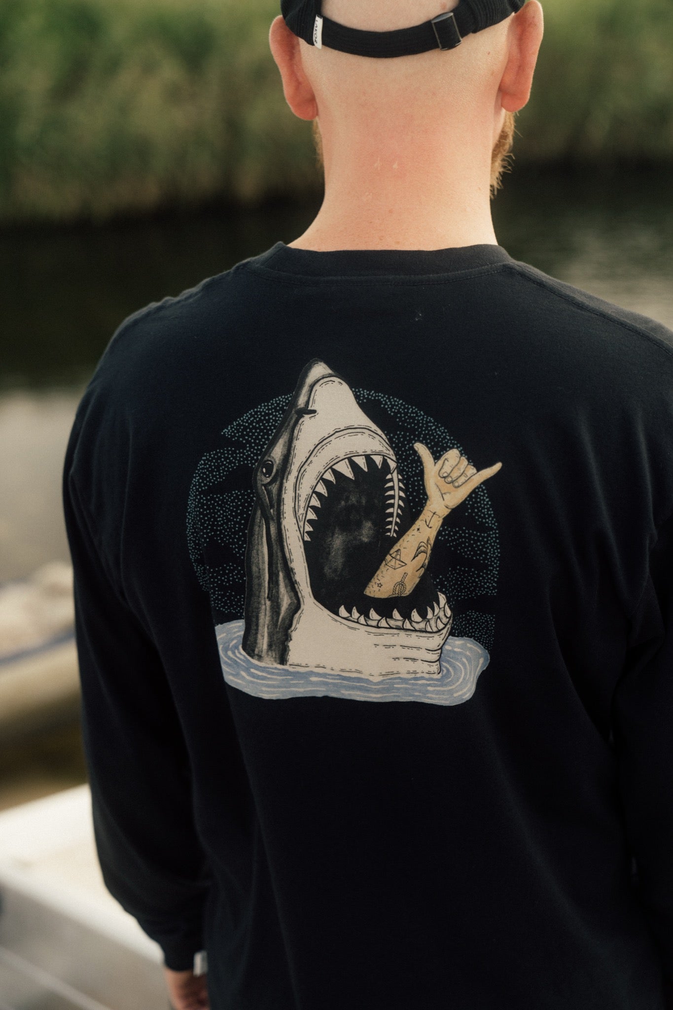 LAKOR Back Attack Boxfit LS T-shirt T-Shirt Moonless Night