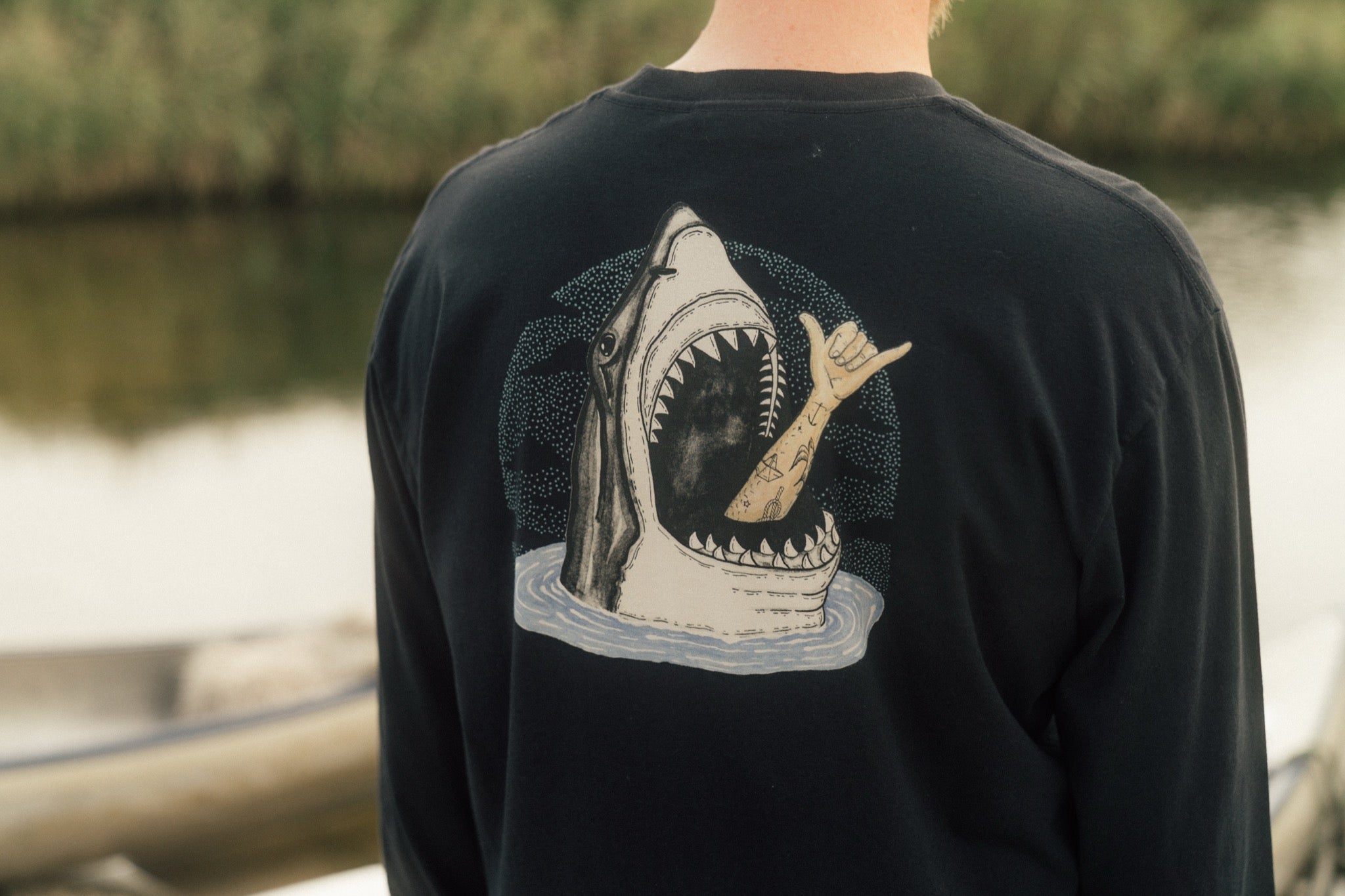 LAKOR Back Attack Boxfit LS T-shirt T-Shirt Moonless Night