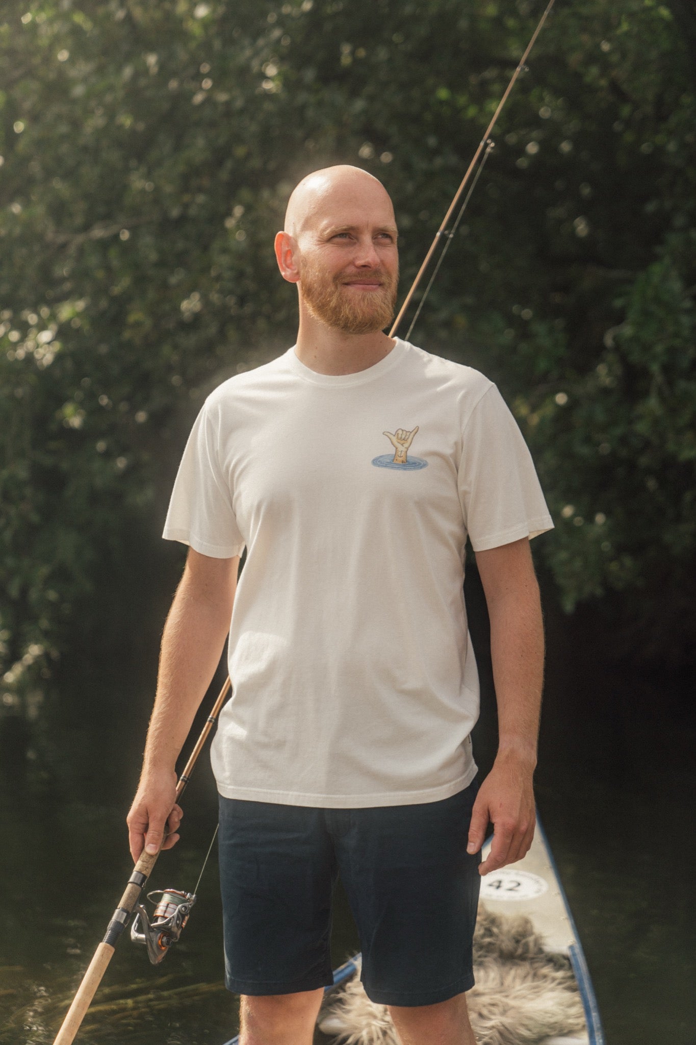 LAKOR Back Attack T-shirt T-Shirt Star White