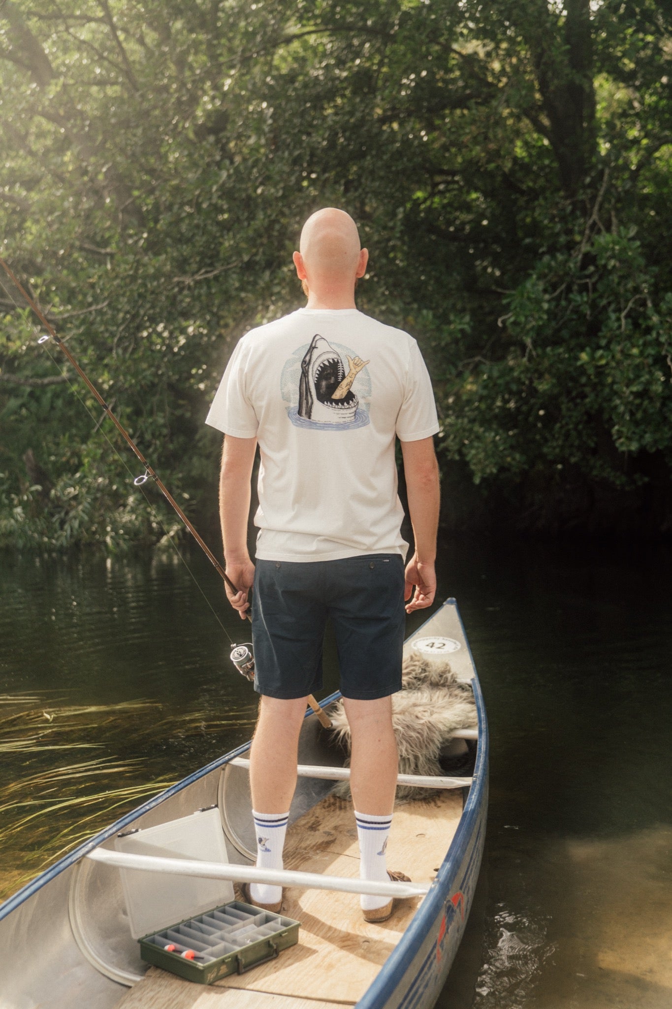 LAKOR Back Attack T-shirt T-Shirt Star White