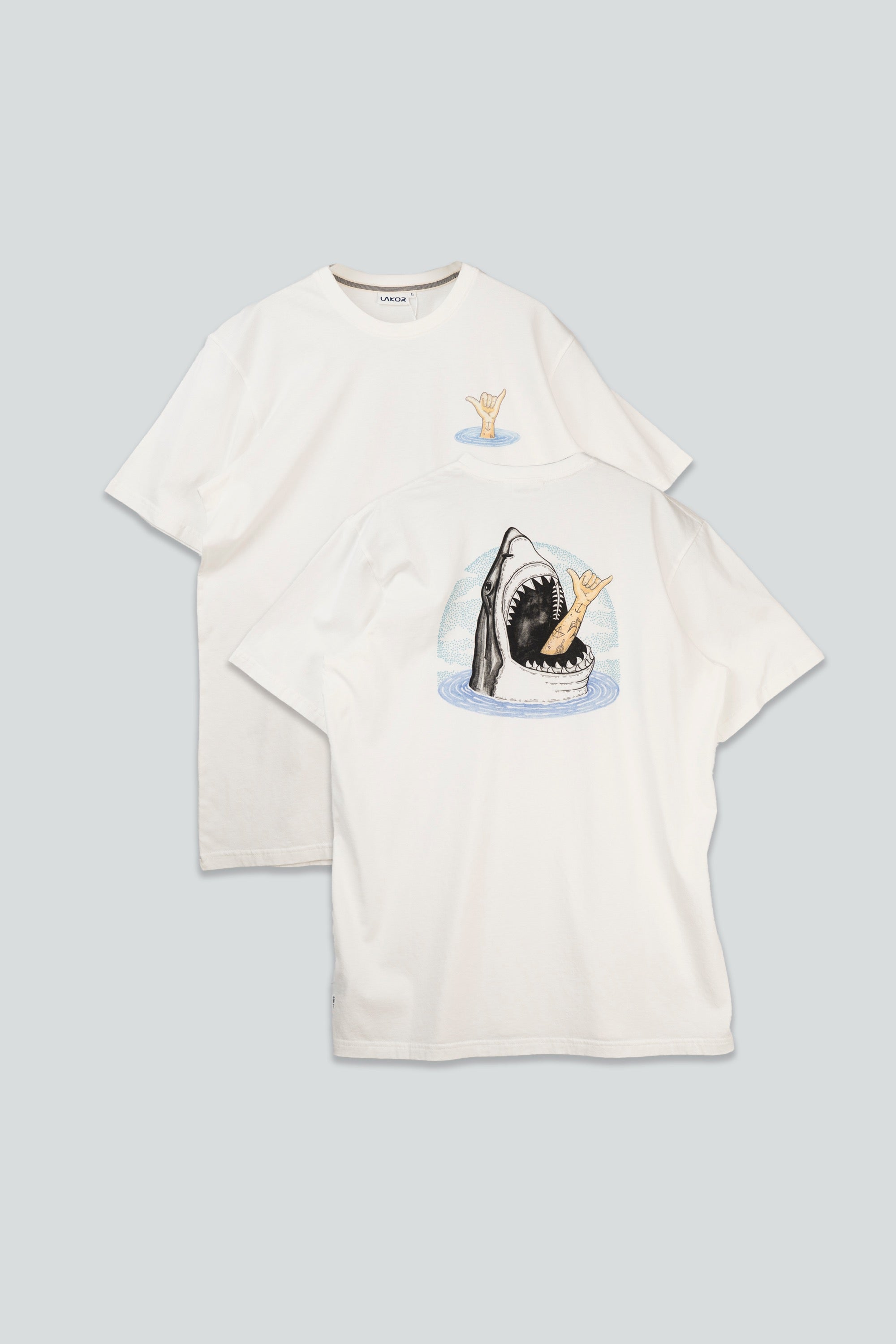 LAKOR Back Attack T-shirt T-Shirt Star White