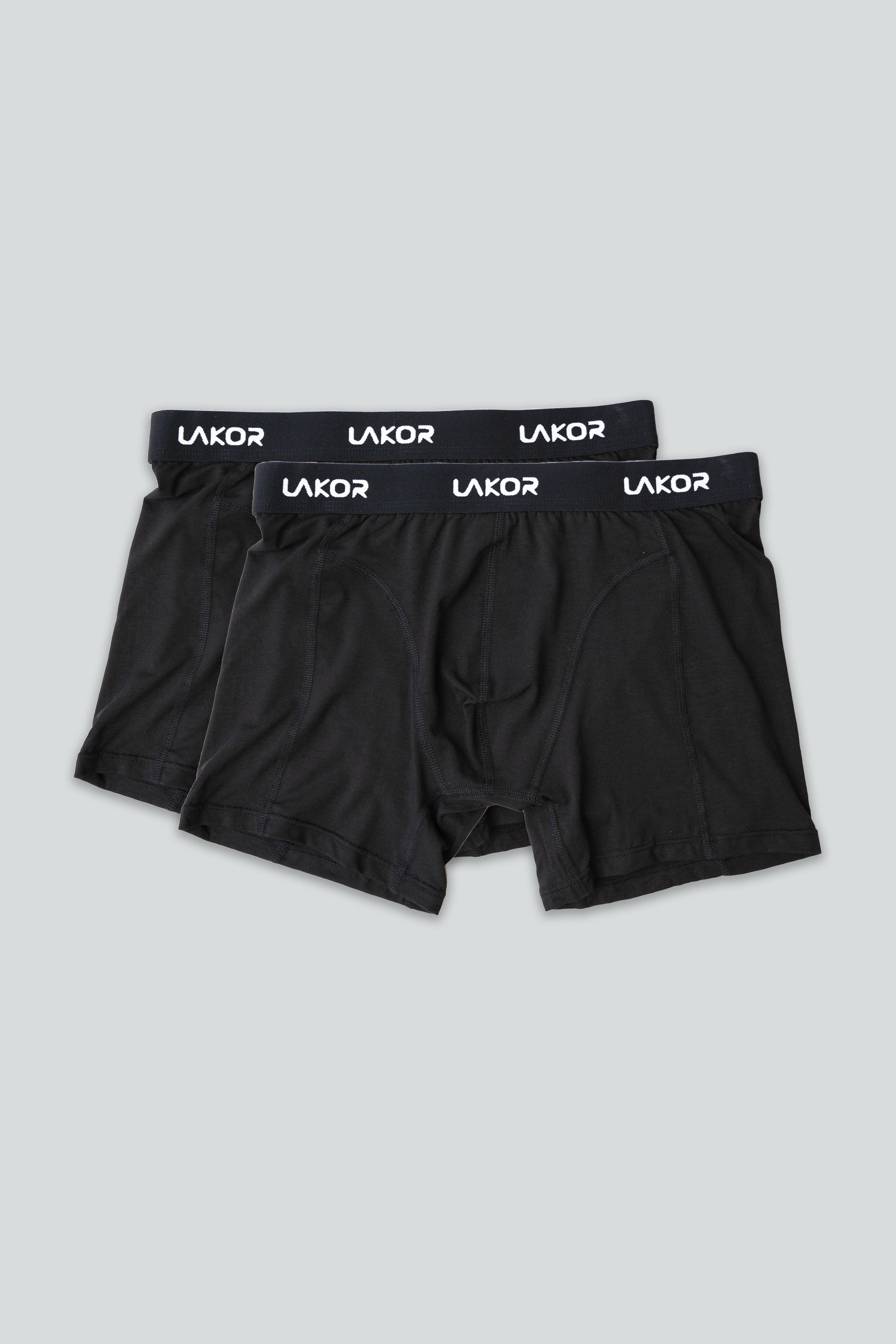 LAKOR Bamboo Boxers 2-pak Underwear Black