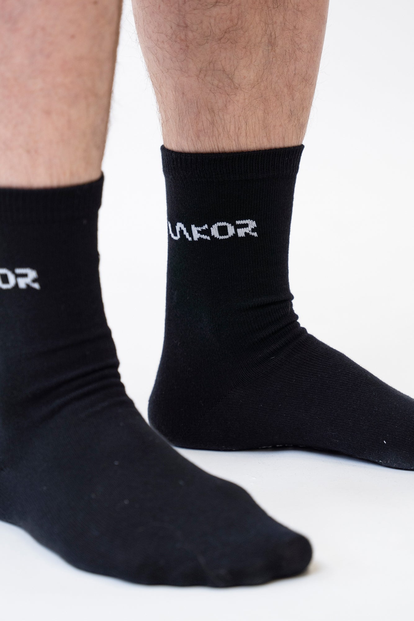 LAKOR Bamboo Socks Tennis Socks Black