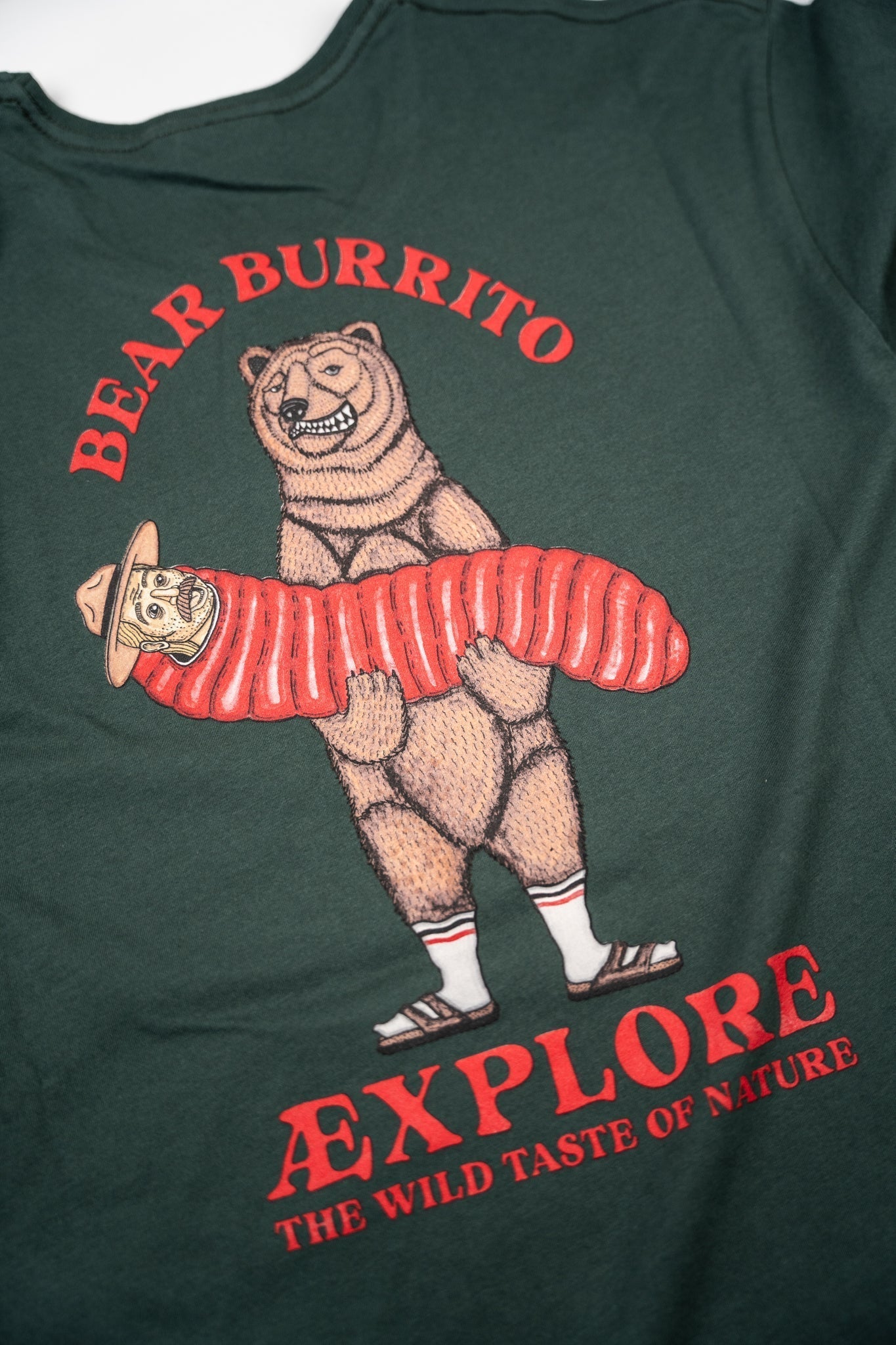 LAKOR Bear Burrito T-shirt T-Shirt Green Gables