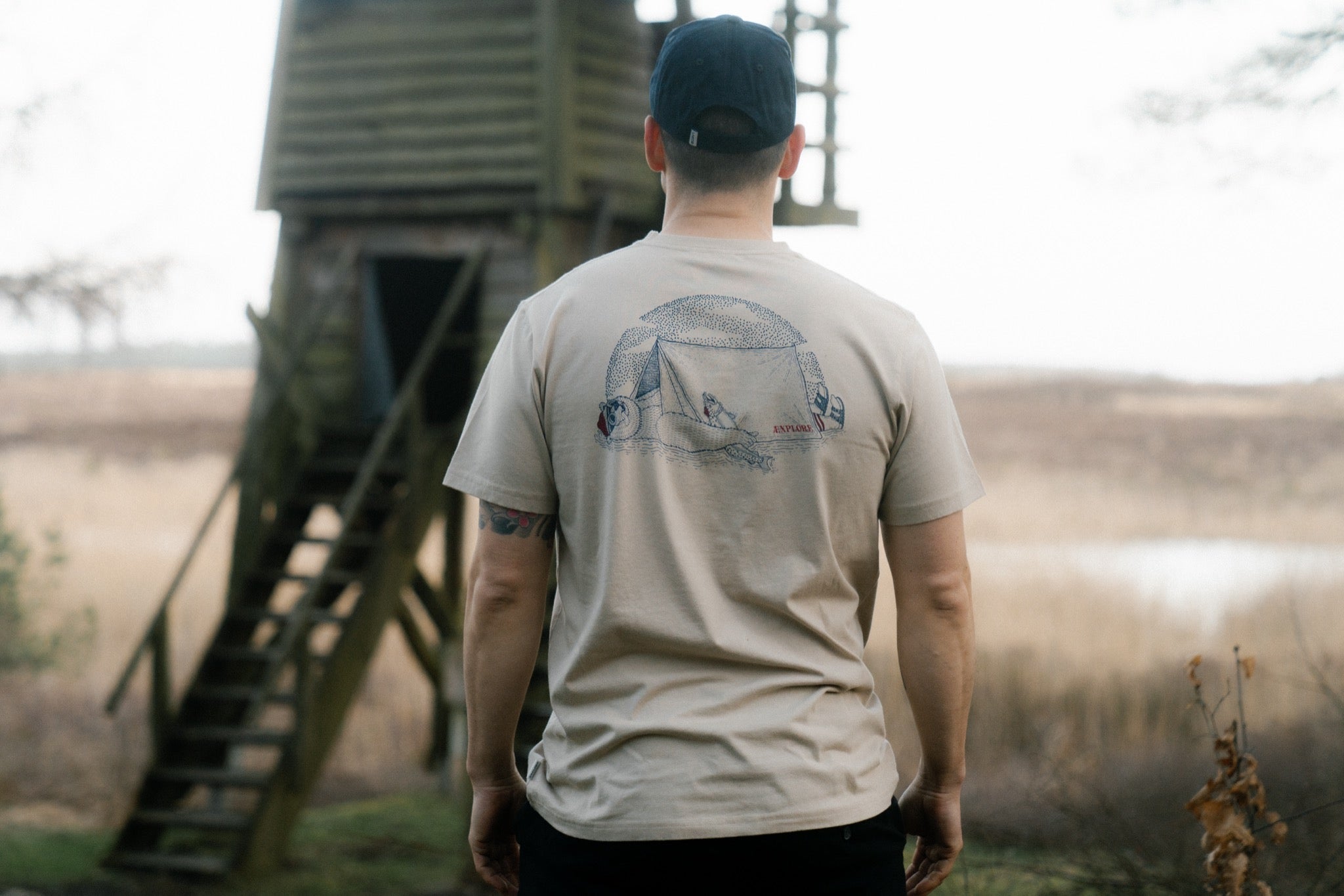 LAKOR Bear Inn T-shirt T-Shirt White Pepper