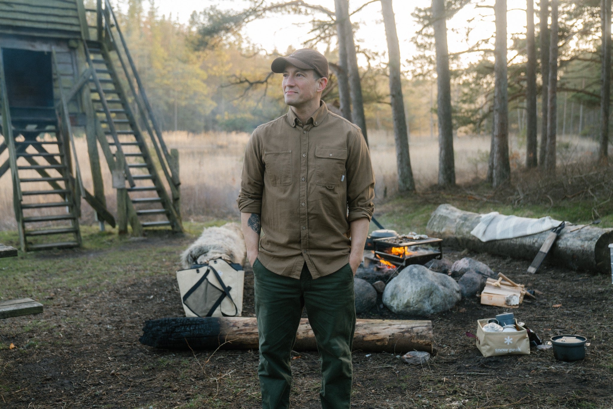 LAKOR Beaver Timber Courd Cap Headwear Chocolate Brown