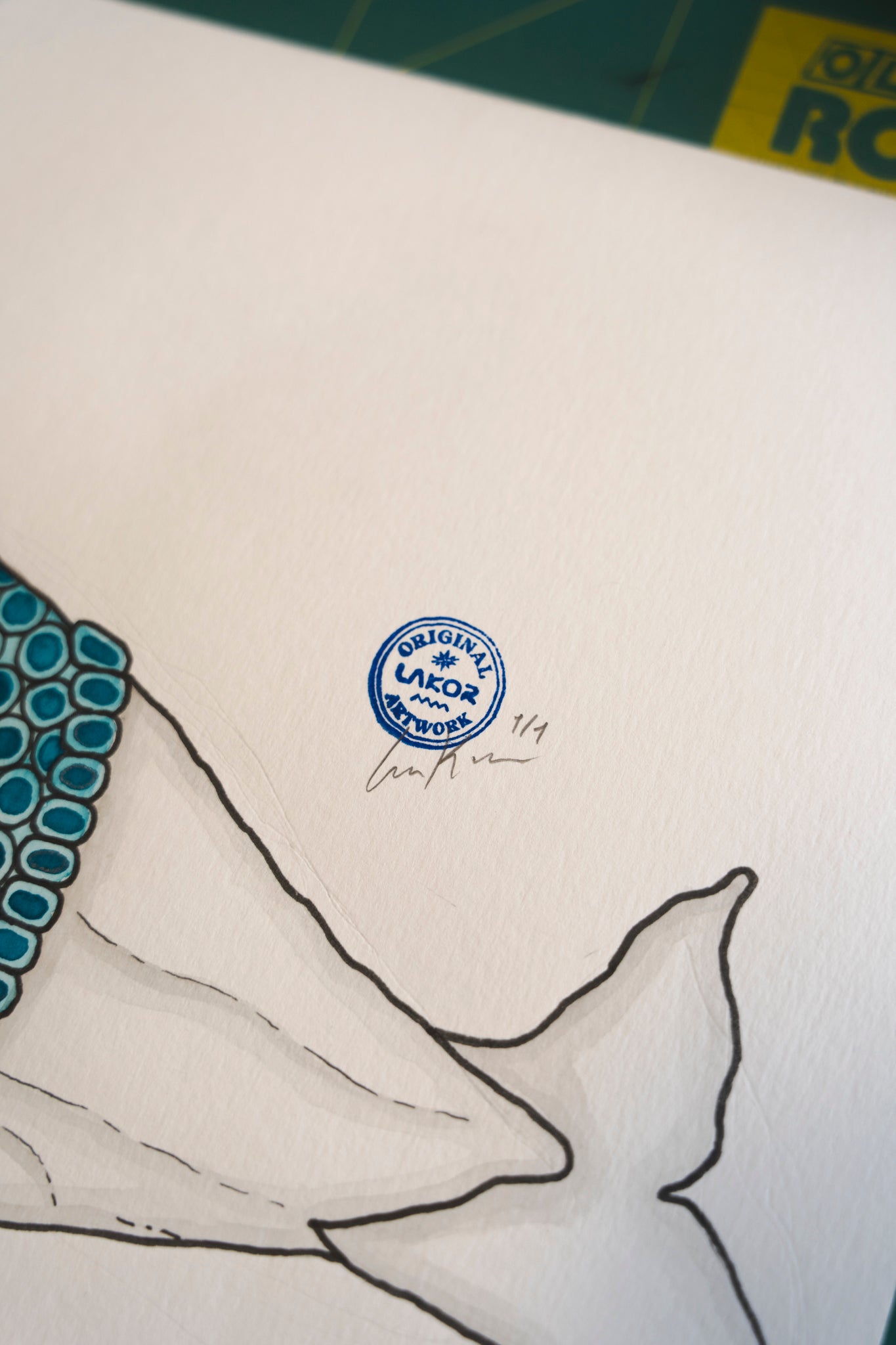 LAKOR Beluga Original Poster White