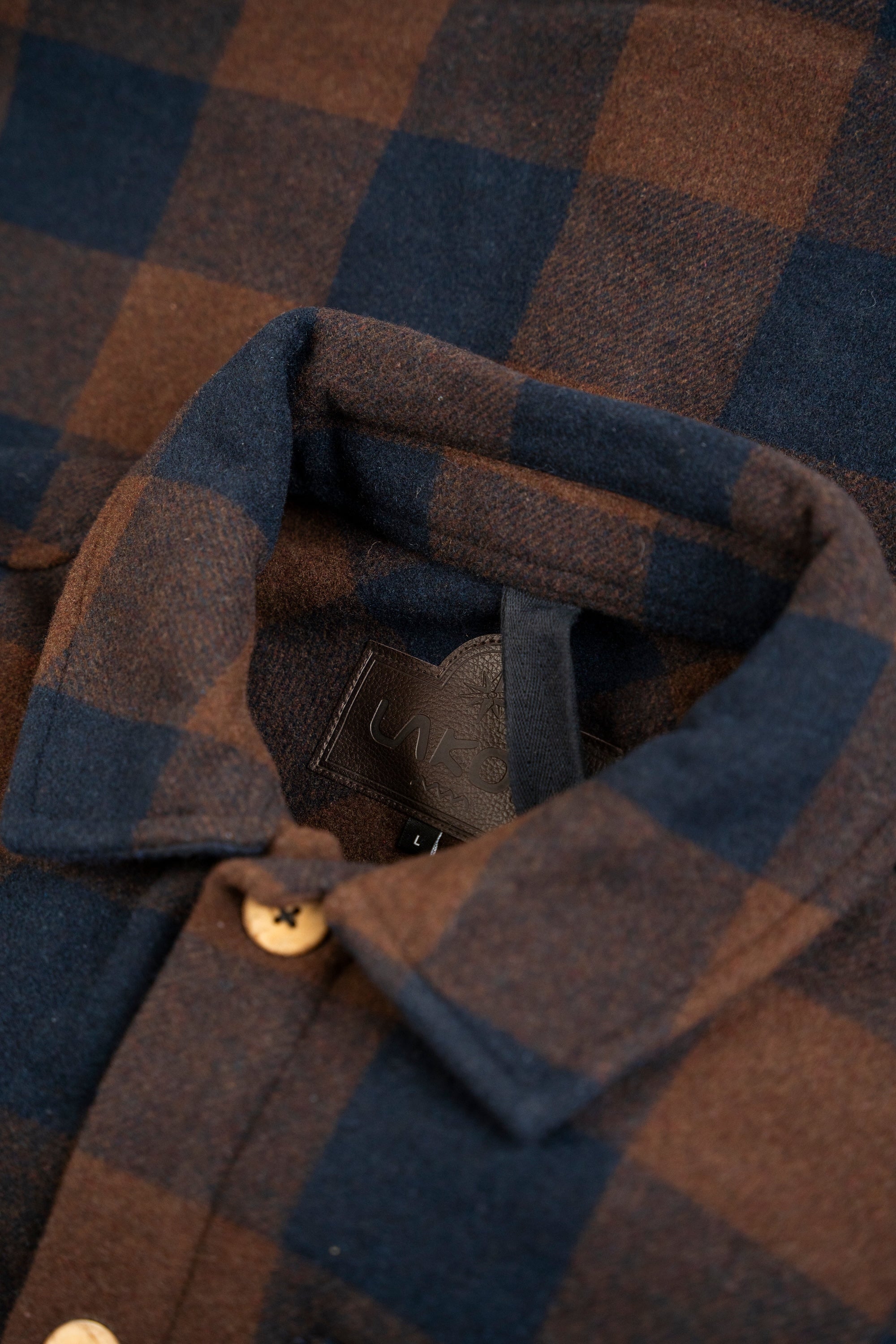 LAKOR Birler Wool Jacket Jacket Chicory Coffee