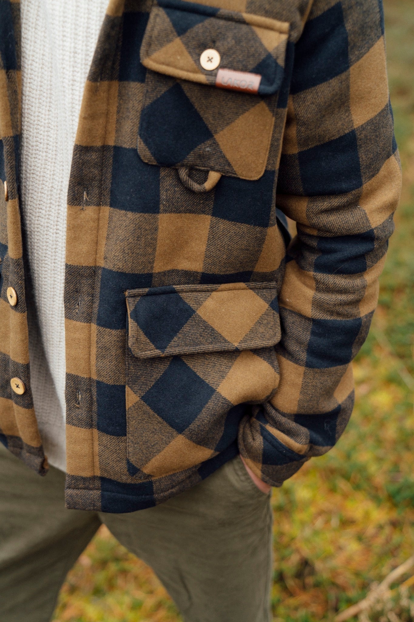 LAKOR Birler Wool Jacket Jacket Fir Green