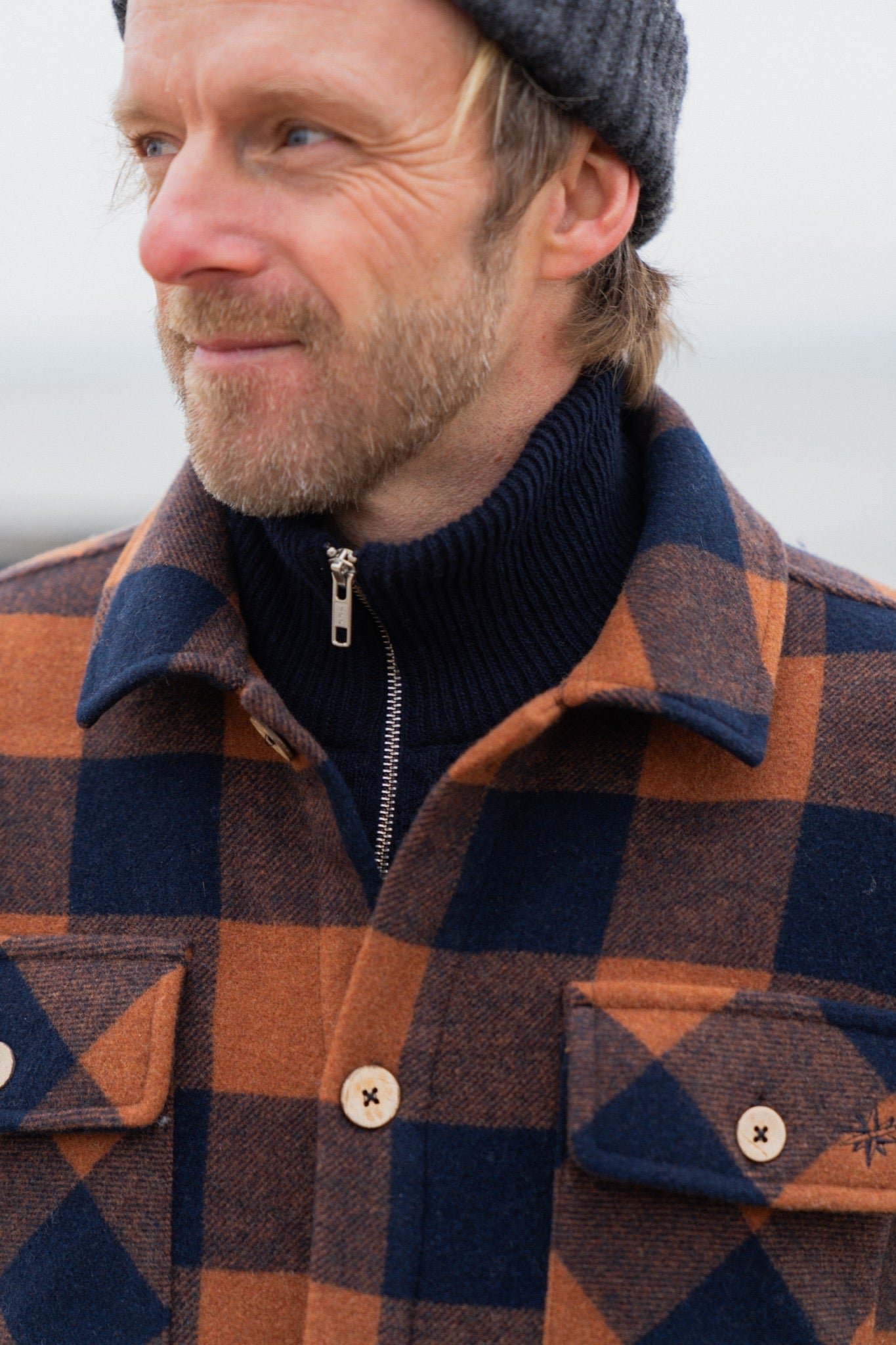 LAKOR Birler Wool Jacket Jacket Mocha Bisque