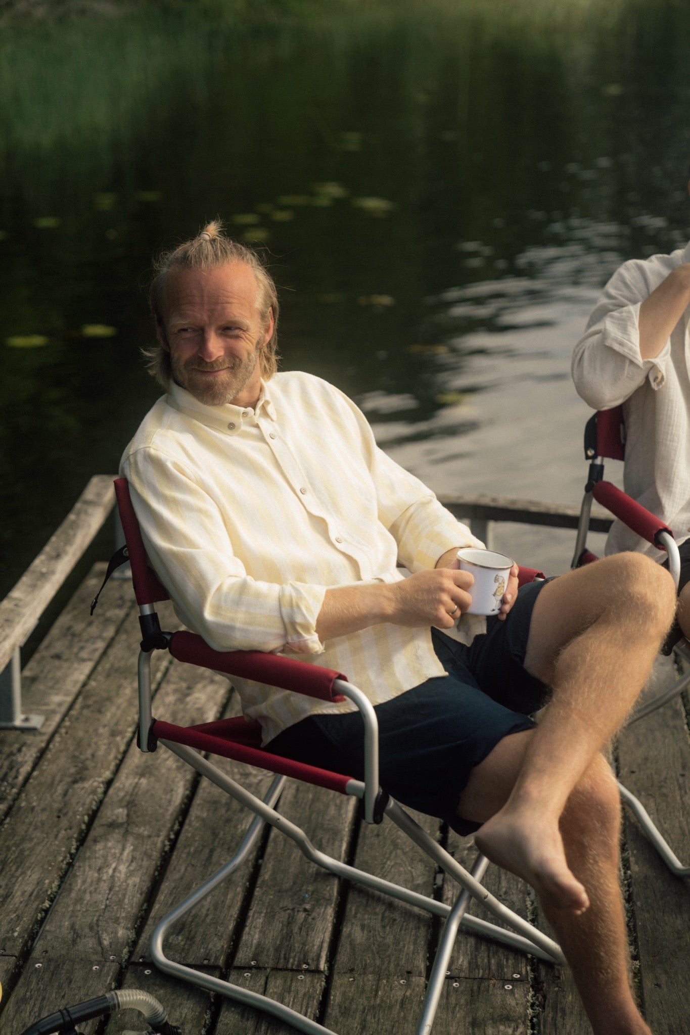 LAKOR Boatswain Shirt Shirt Cream Gold