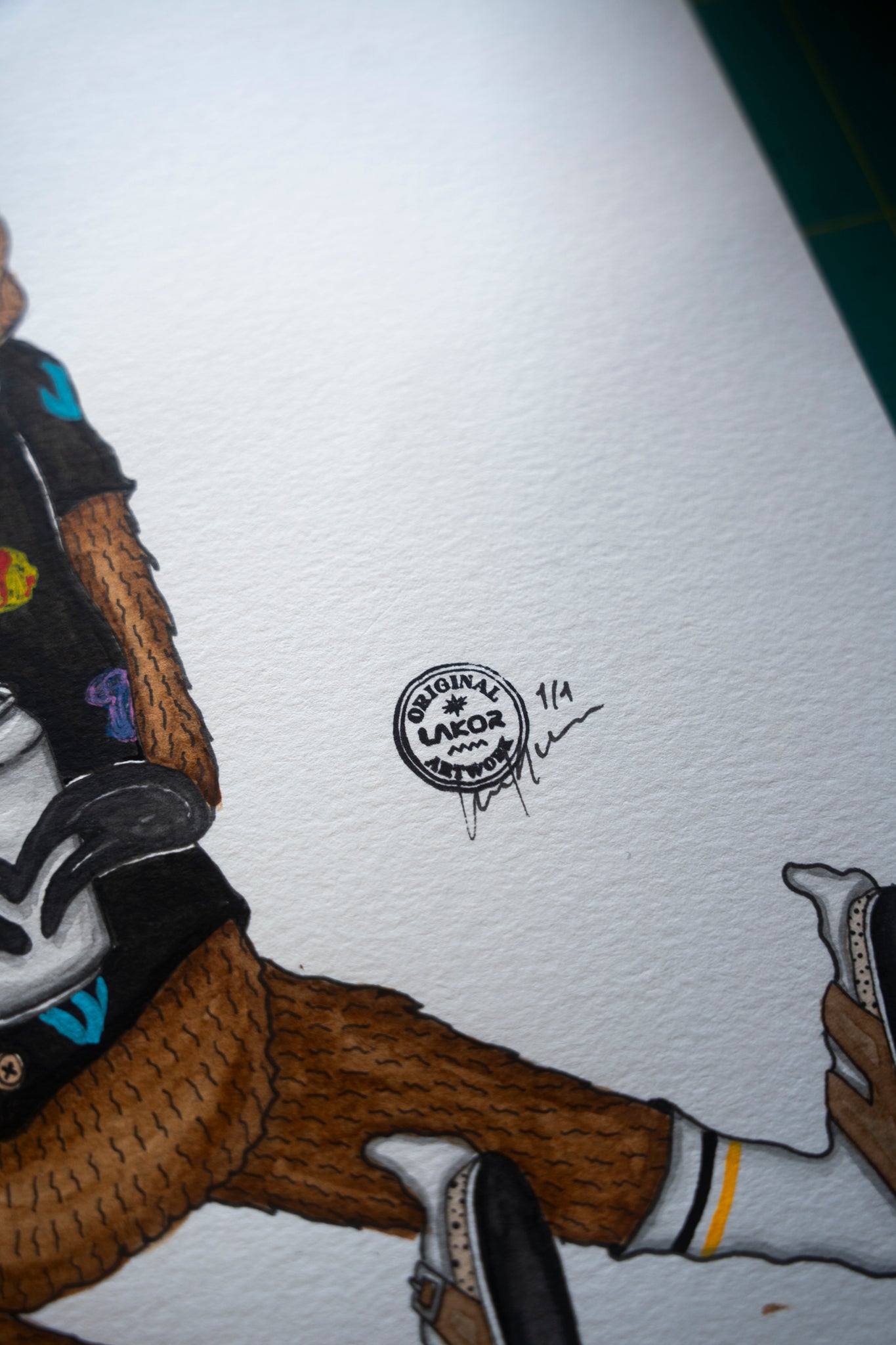 LAKOR Booze Moose Original Original Artwork White