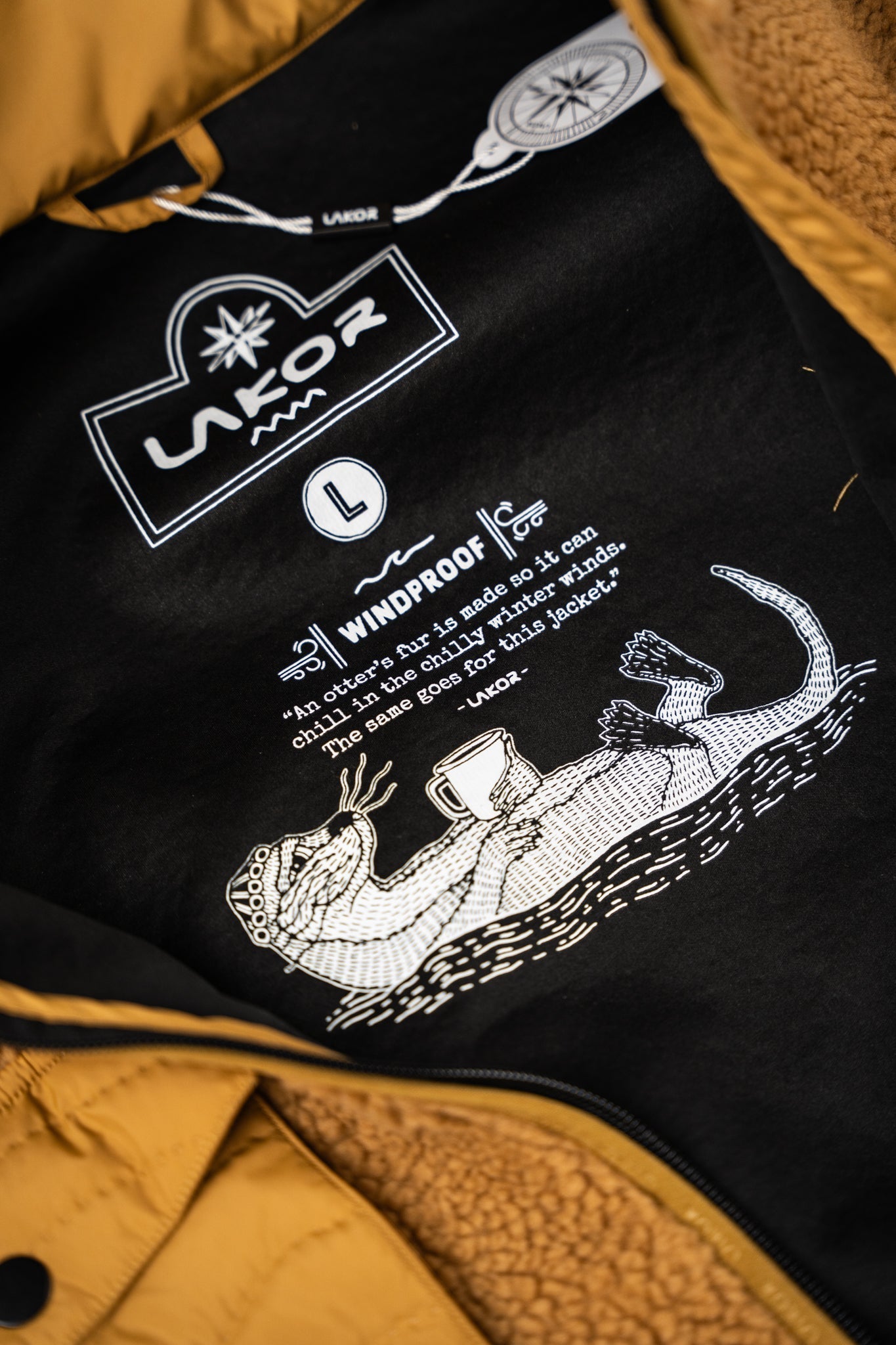 LAKOR Campfire Pile Jacket Jacket Wood Thrush