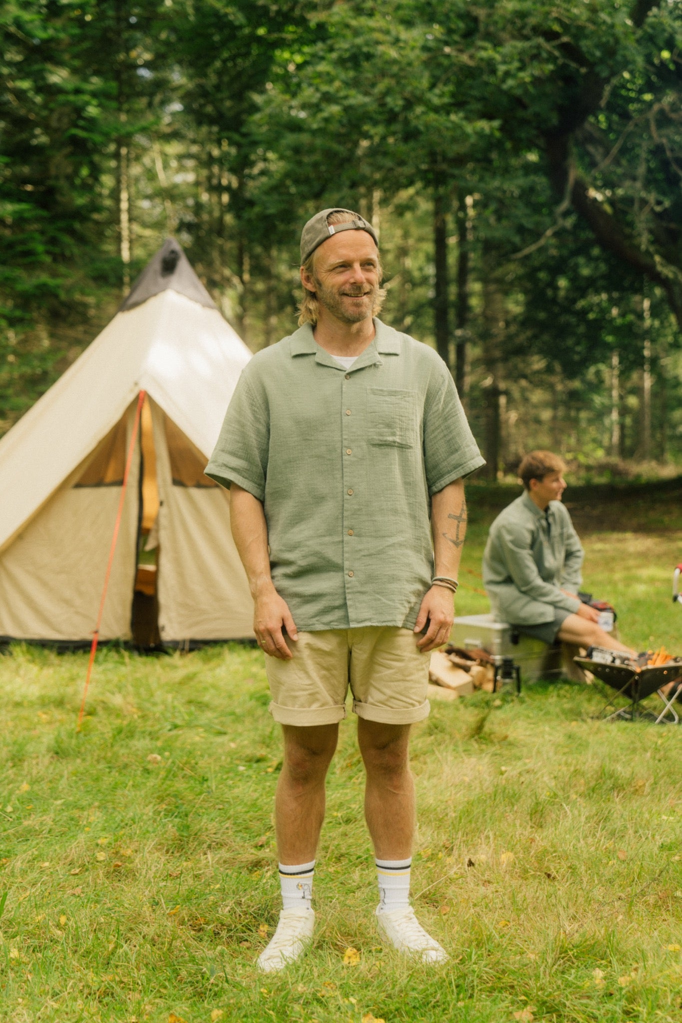 Coastline Short Sleeve Shirt - Sea Spray