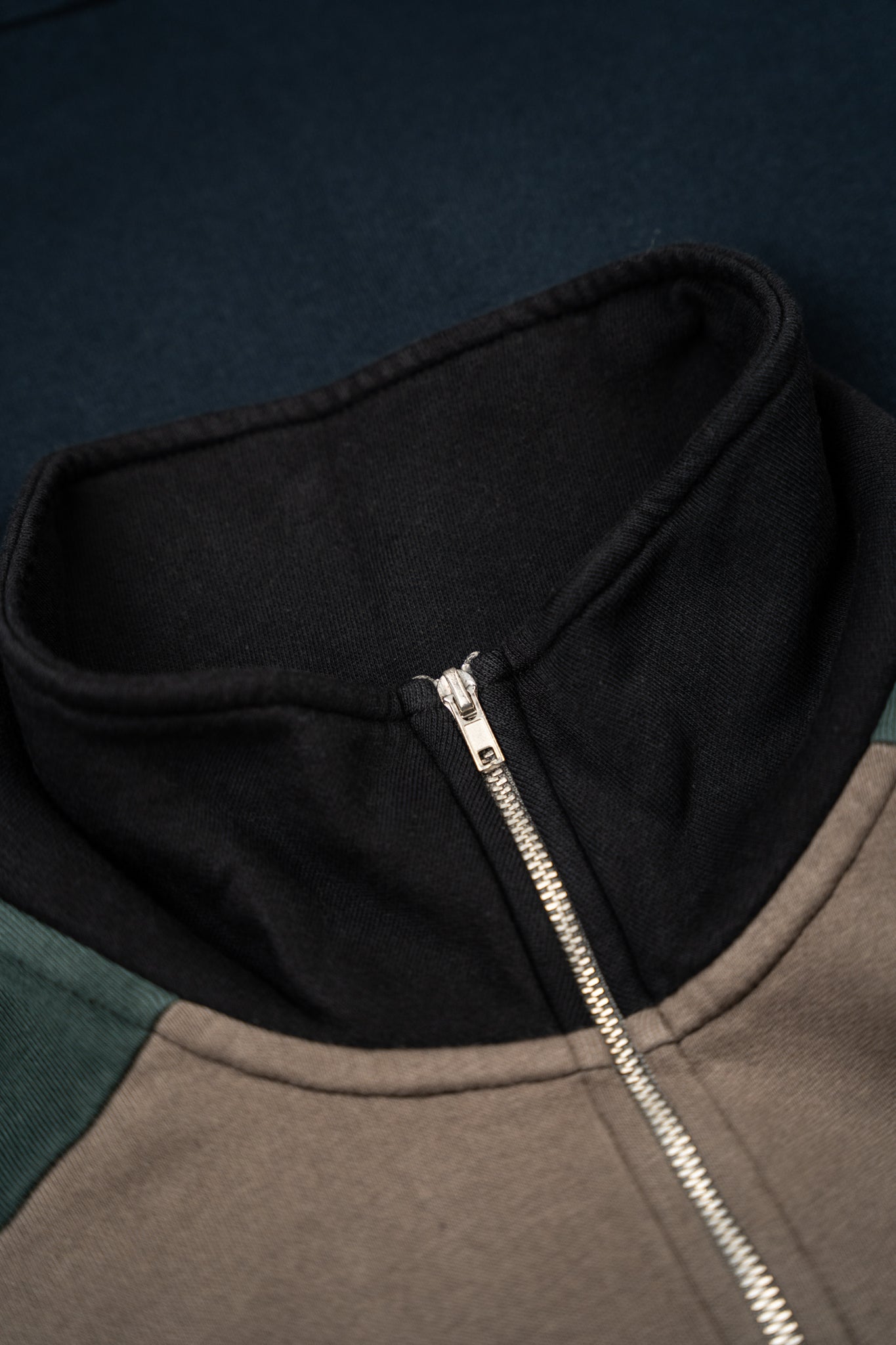 LAKOR Colorblock Half Zip Sweatshirt Multicolor