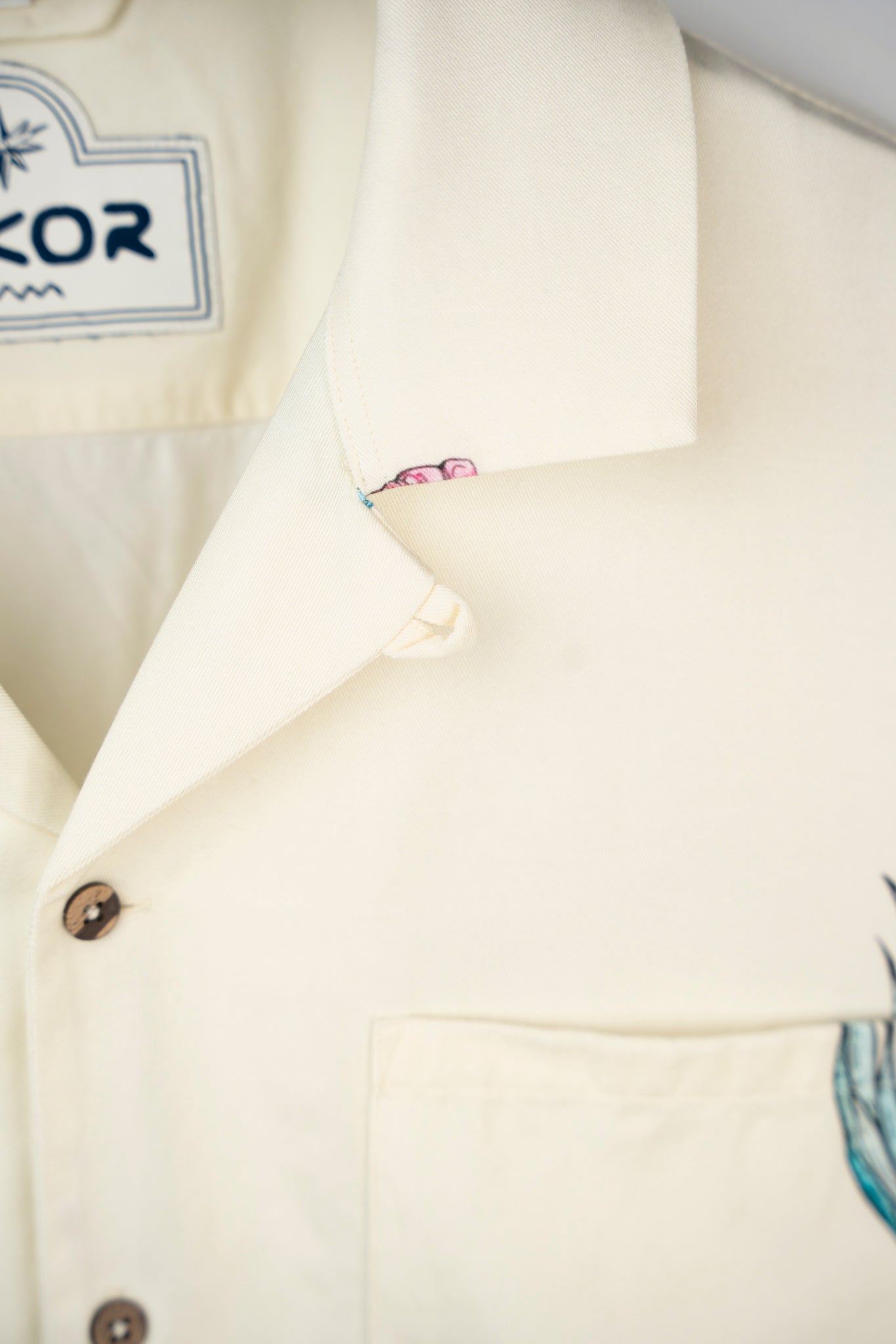 Coral Short Sleeve Shirt - Star White