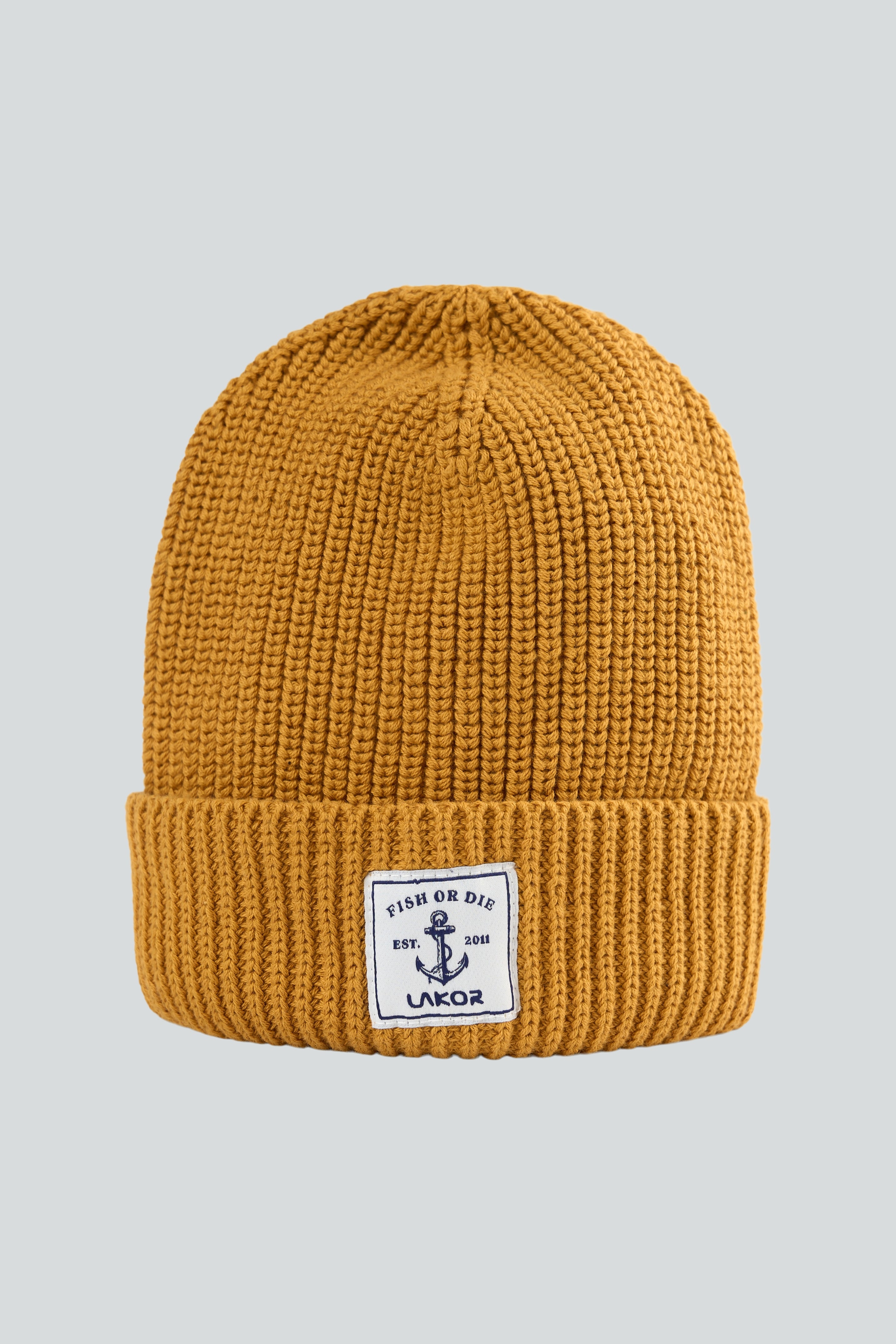 LAKOR Cotton Beanie Headwear Yellow