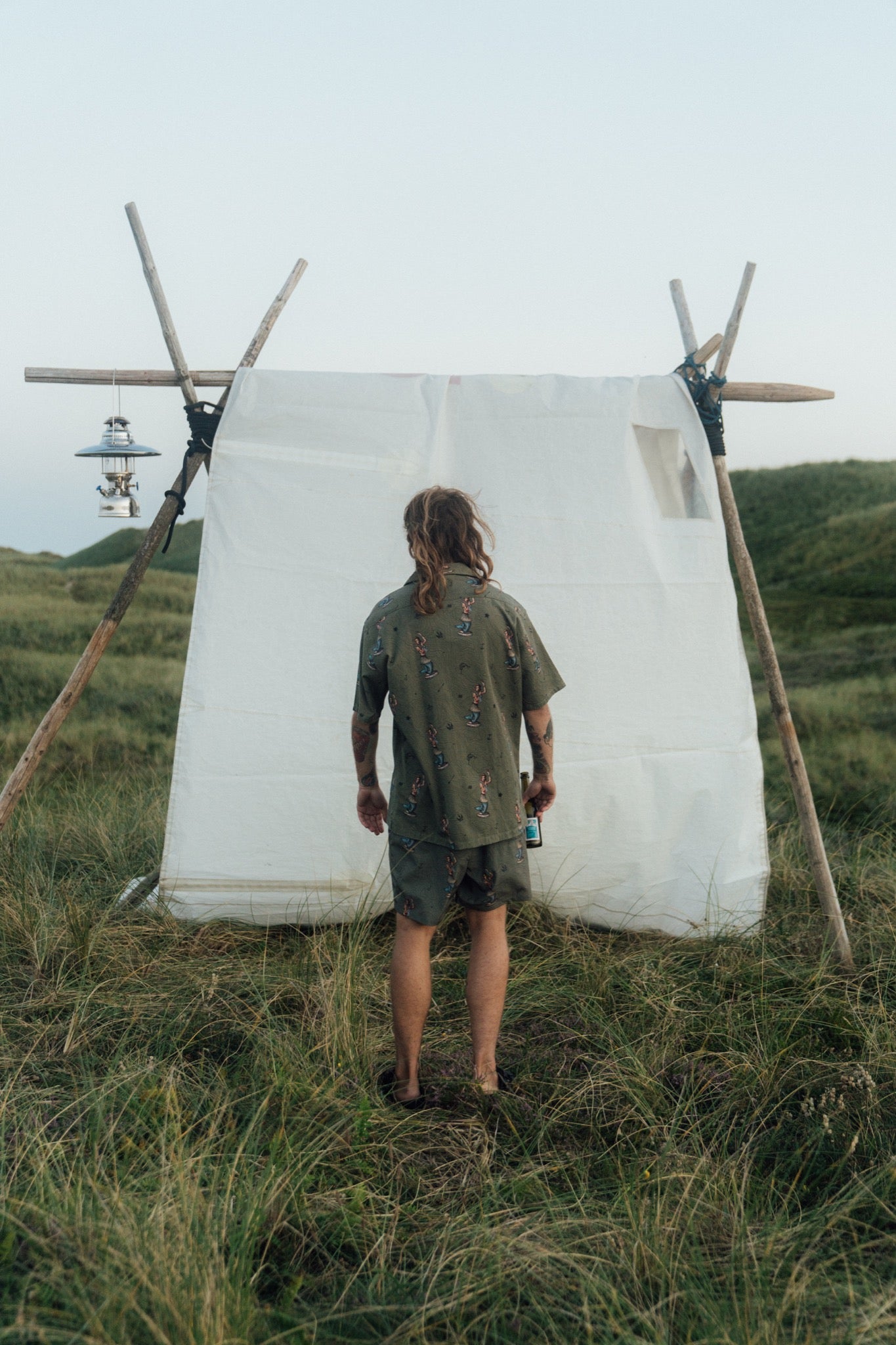 LAKOR Dashboard Hula Swim Shorts Shorts Deep Lichen Green