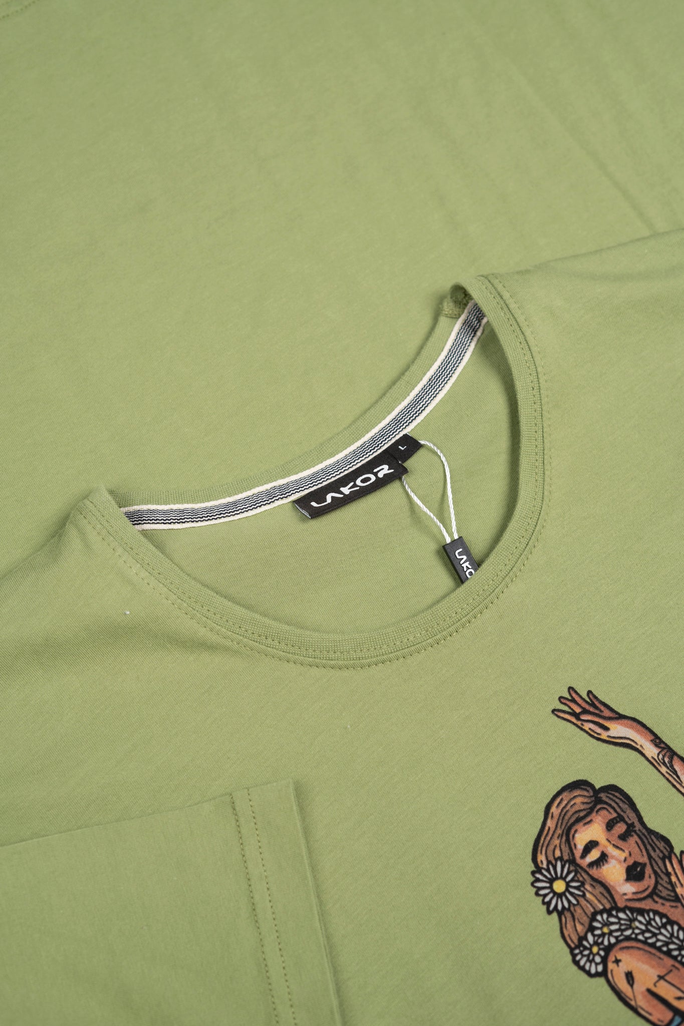 LAKOR Dashboard Hula T-shirt T-Shirt Mosstone